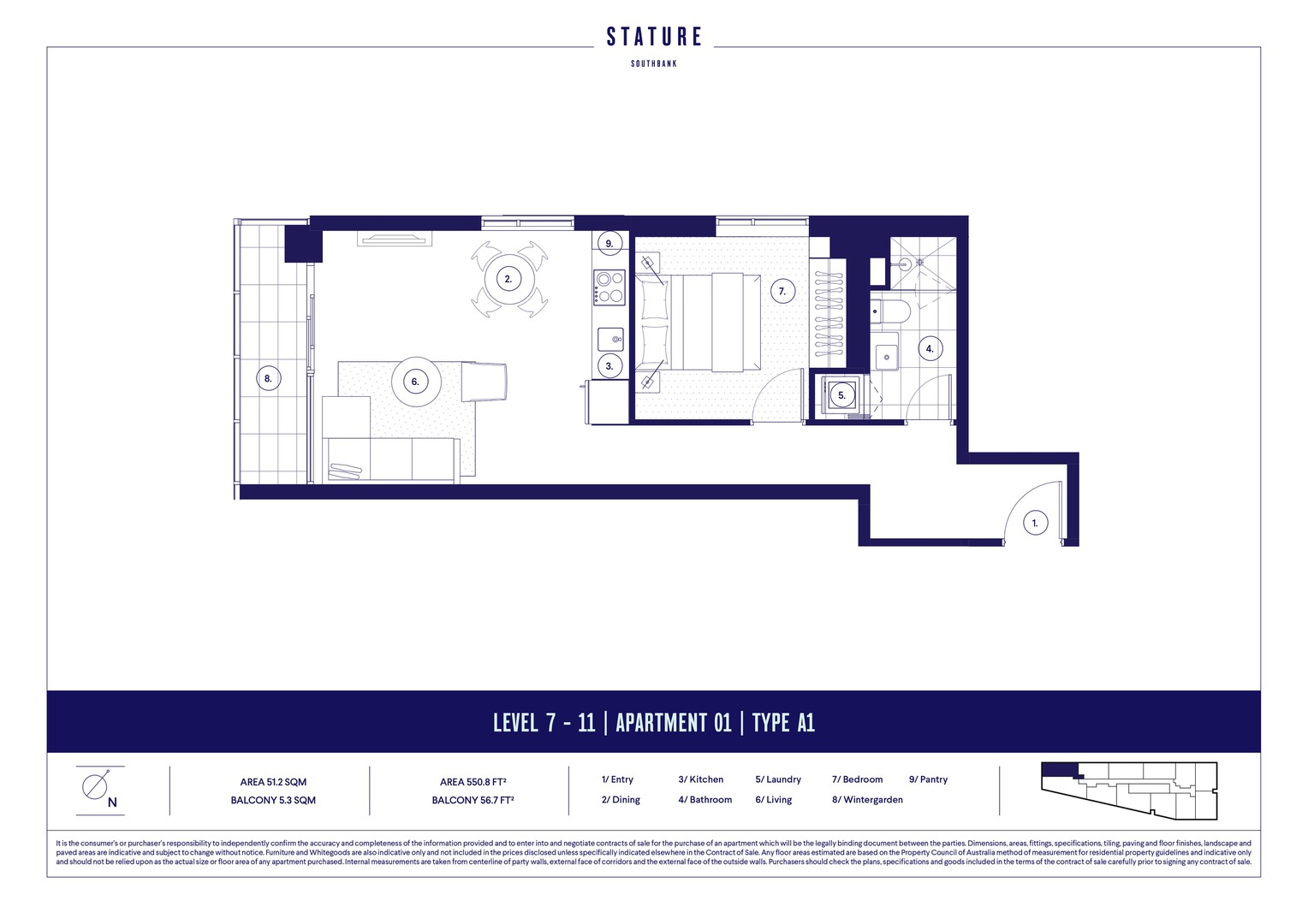 701/43 Hancock Street, Southbank, VIC 3006, Southbank - Thumbnail 8