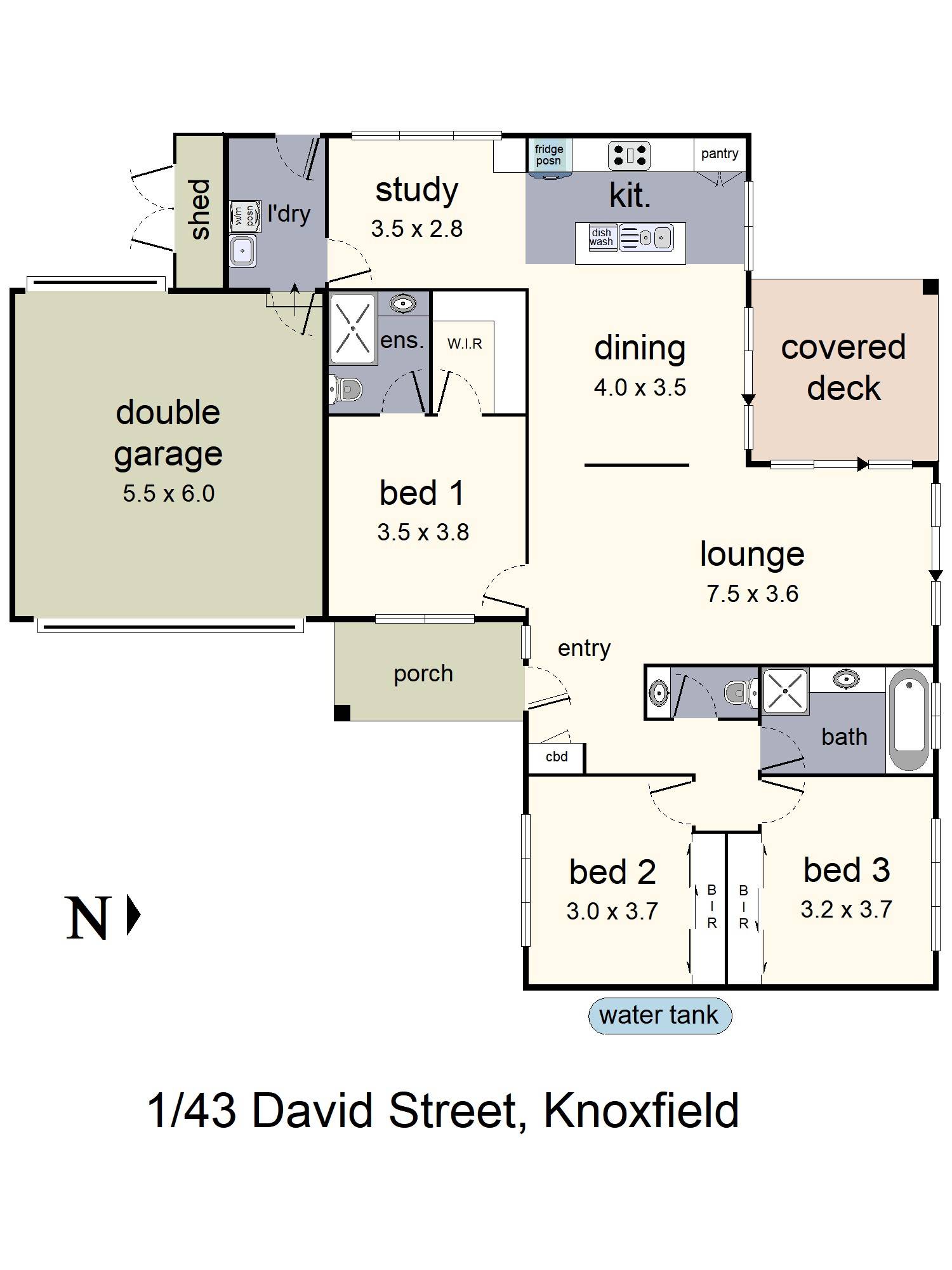 1/43 David Street, Knoxfield, VIC 3180 - Thumbnail 1 - 01/10/2019