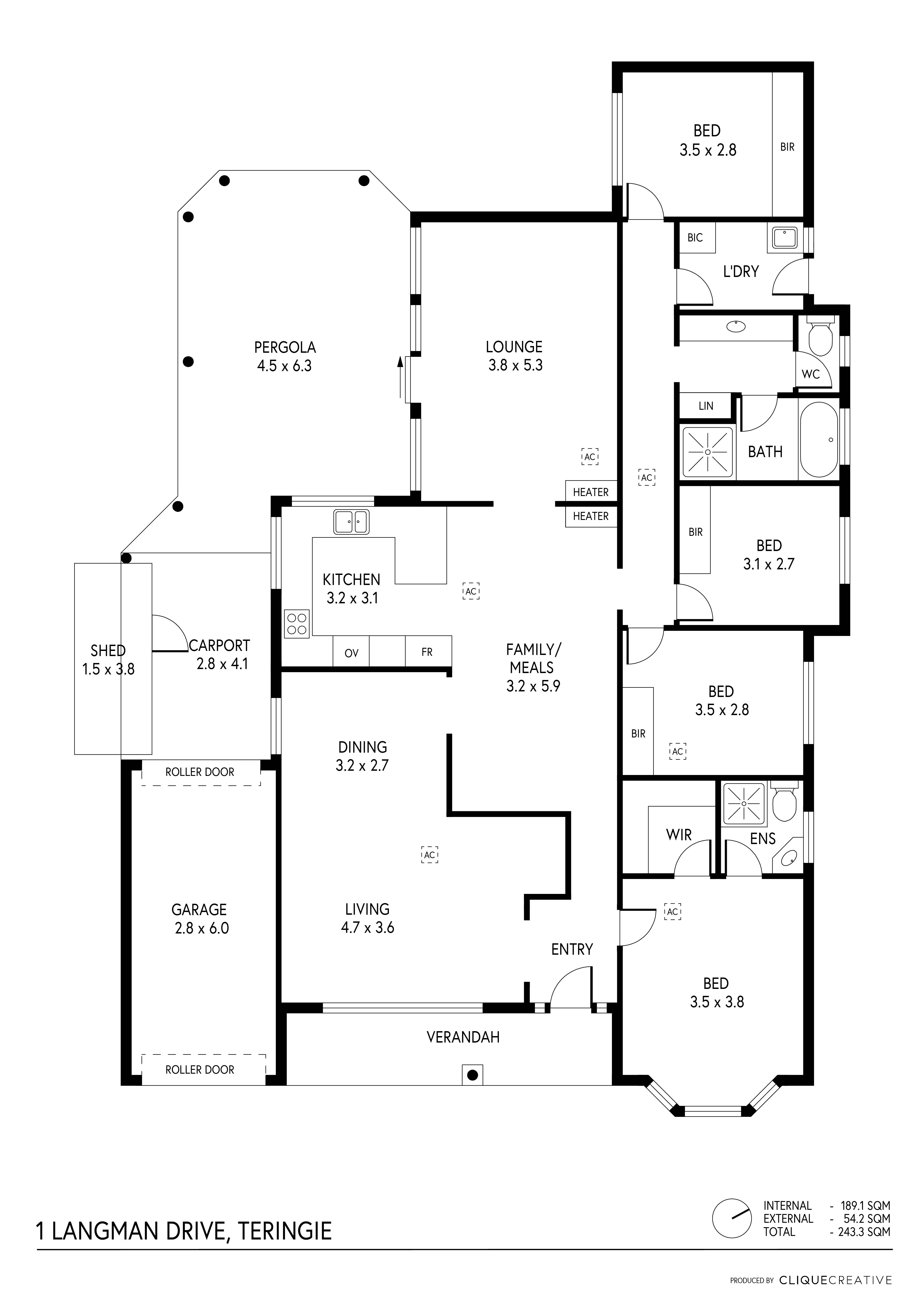 1 Langman Drive, Teringie, SA 5072 - Thumbnail 1 - 17/02/2021