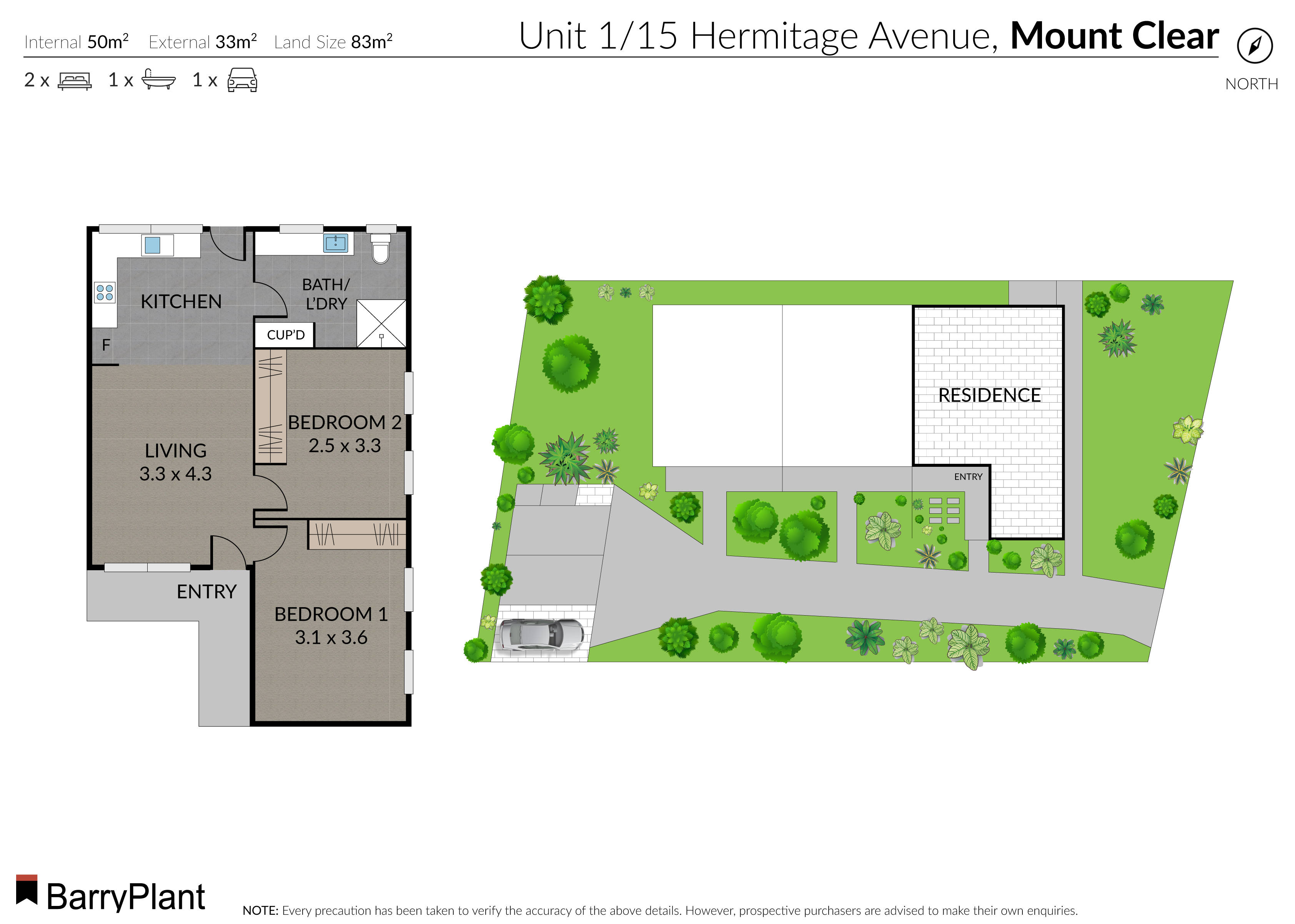 1/15 Hermitage Avenue, Mount Clear, VIC 3350 - Thumbnail 1 - 19/04/2023