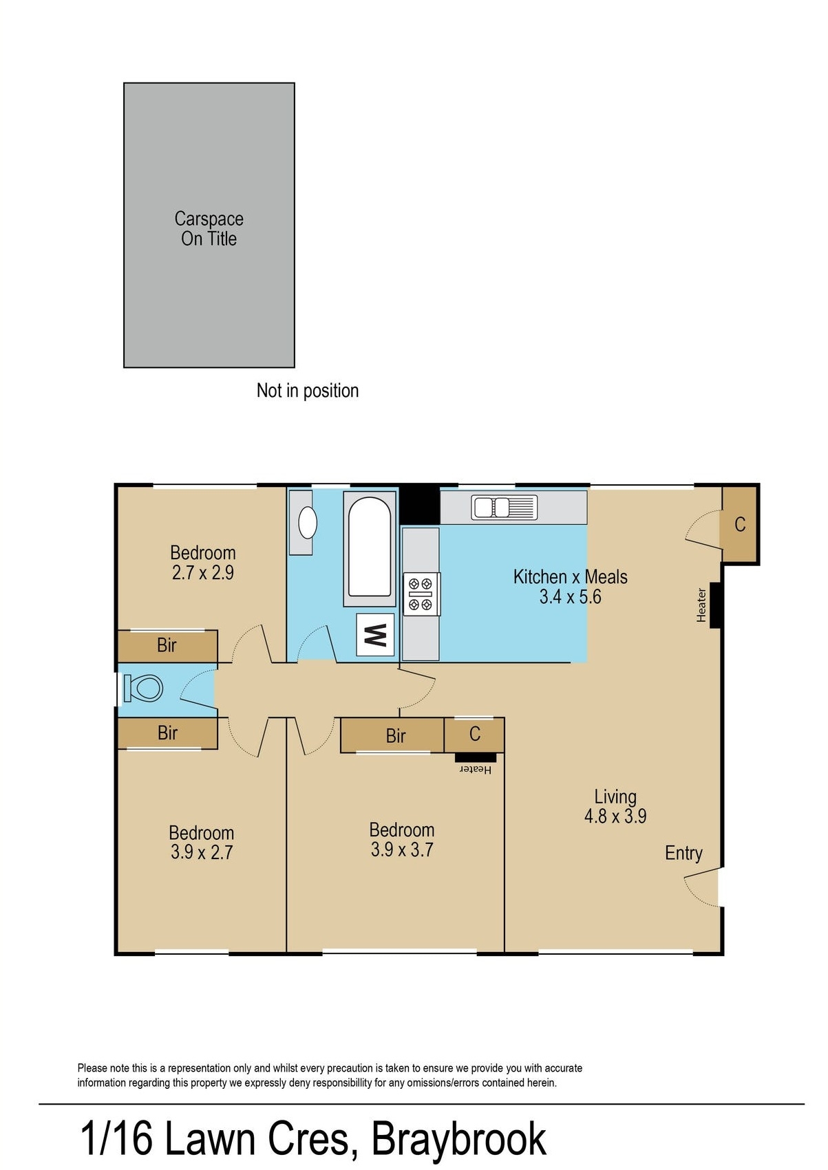 1/16 Lawn Crescent, Braybrook, VIC 3019 - Thumbnail 1 - 15/07/2025