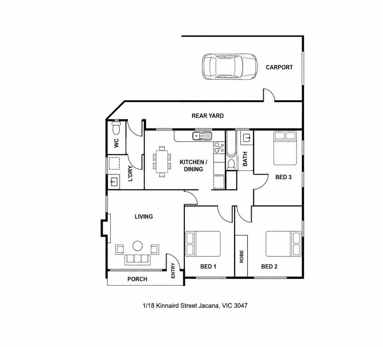 1/18 Kinnaird Street, Jacana, VIC 3047 - Thumbnail 1 - 20/08/2026