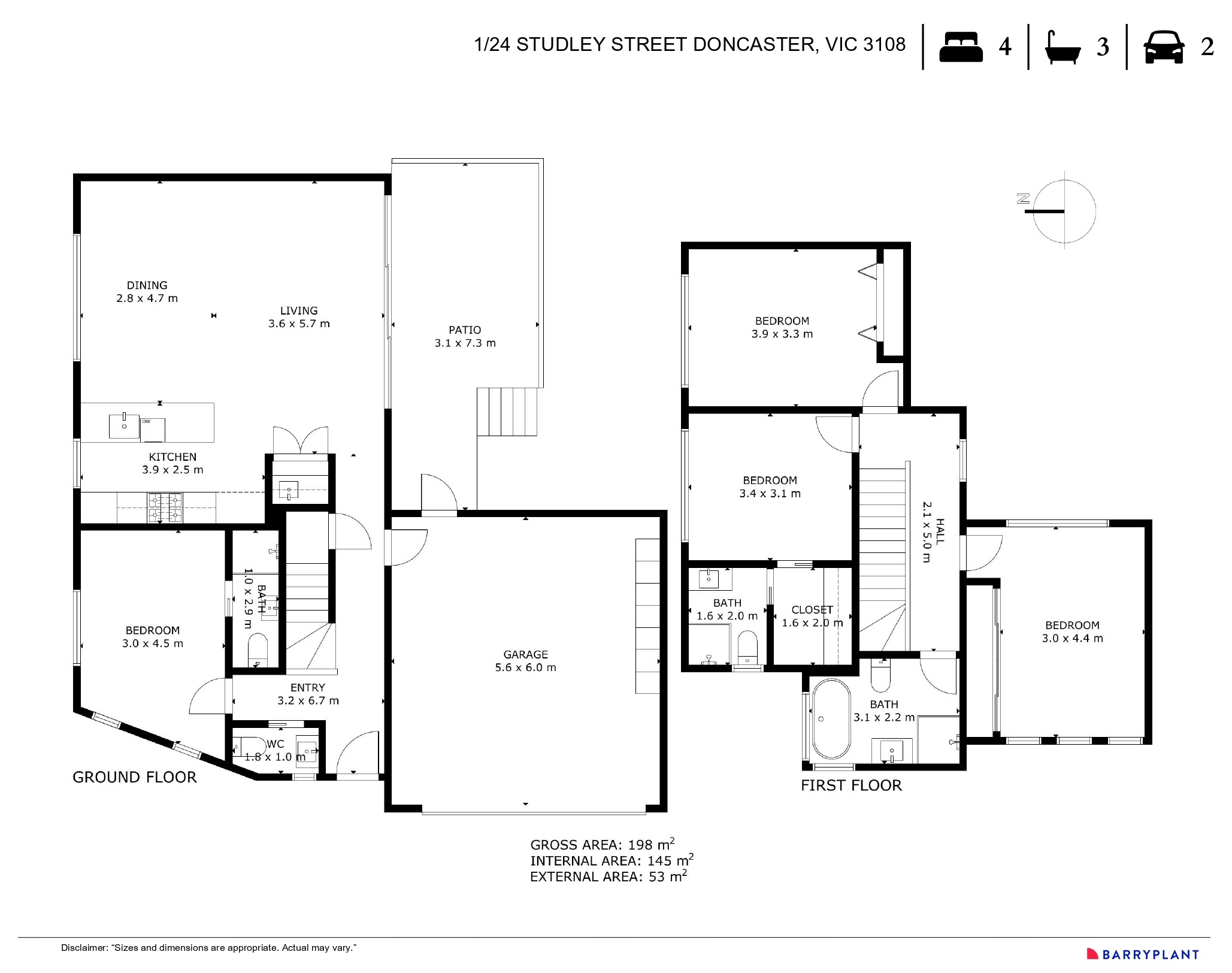 1/24 Studley Street, Doncaster, VIC 3108 - Thumbnail 1 - 28/09/2026