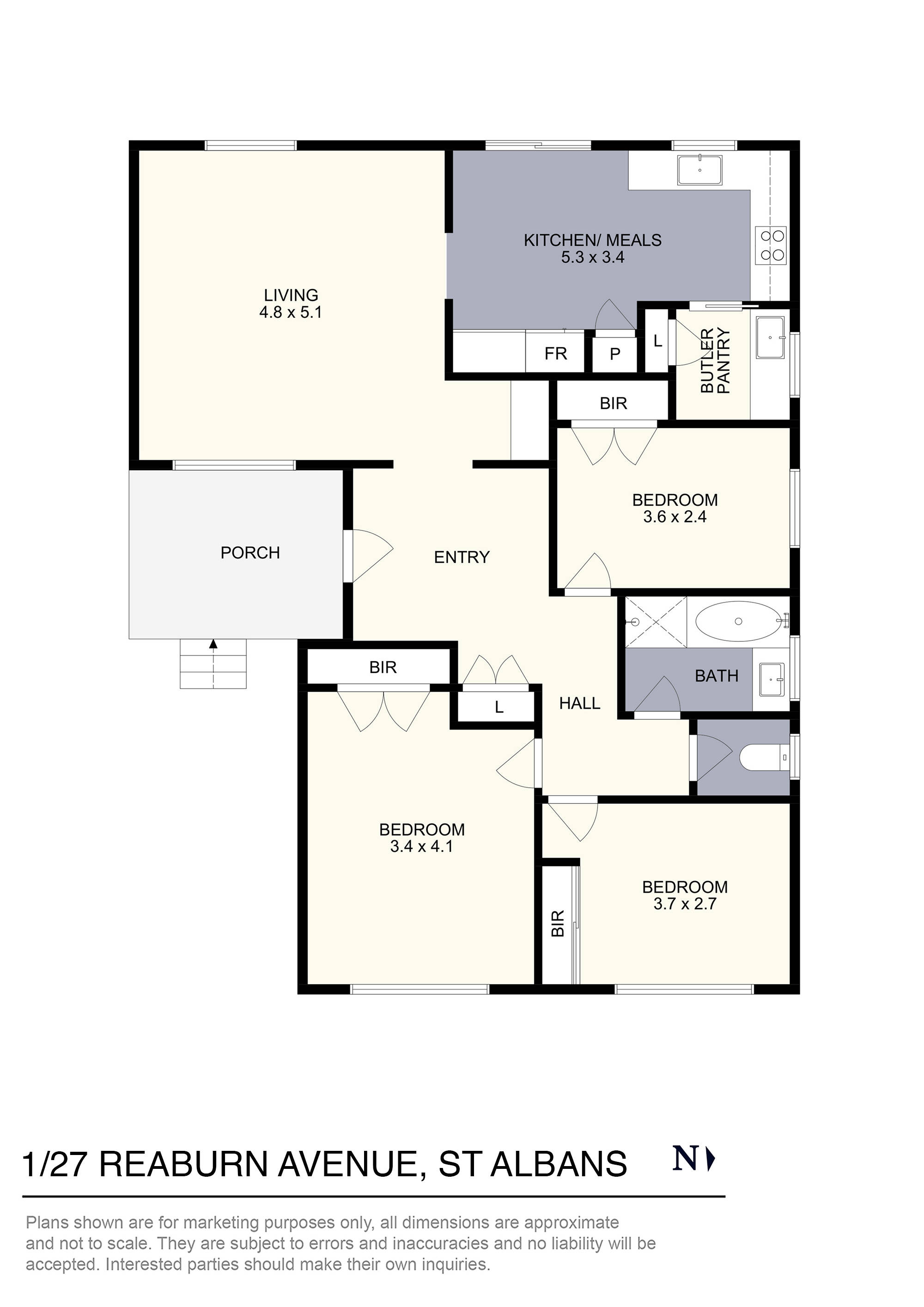 1/27 Reaburn Avenue, St Albans, VIC 3021 - Thumbnail 1 - 12/11/2024