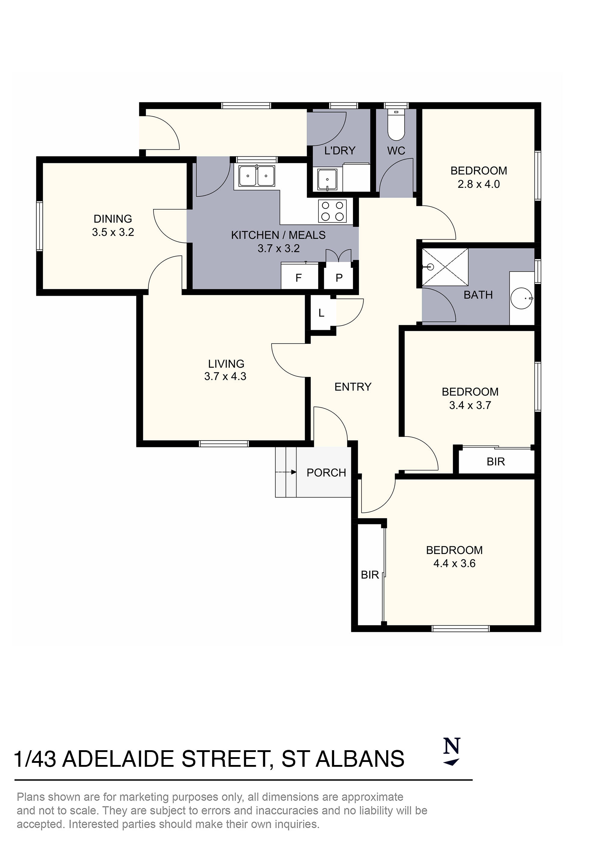 1/43 Adelaide Street, St Albans, VIC 3021 - Thumbnail 1 - 08/08/2025