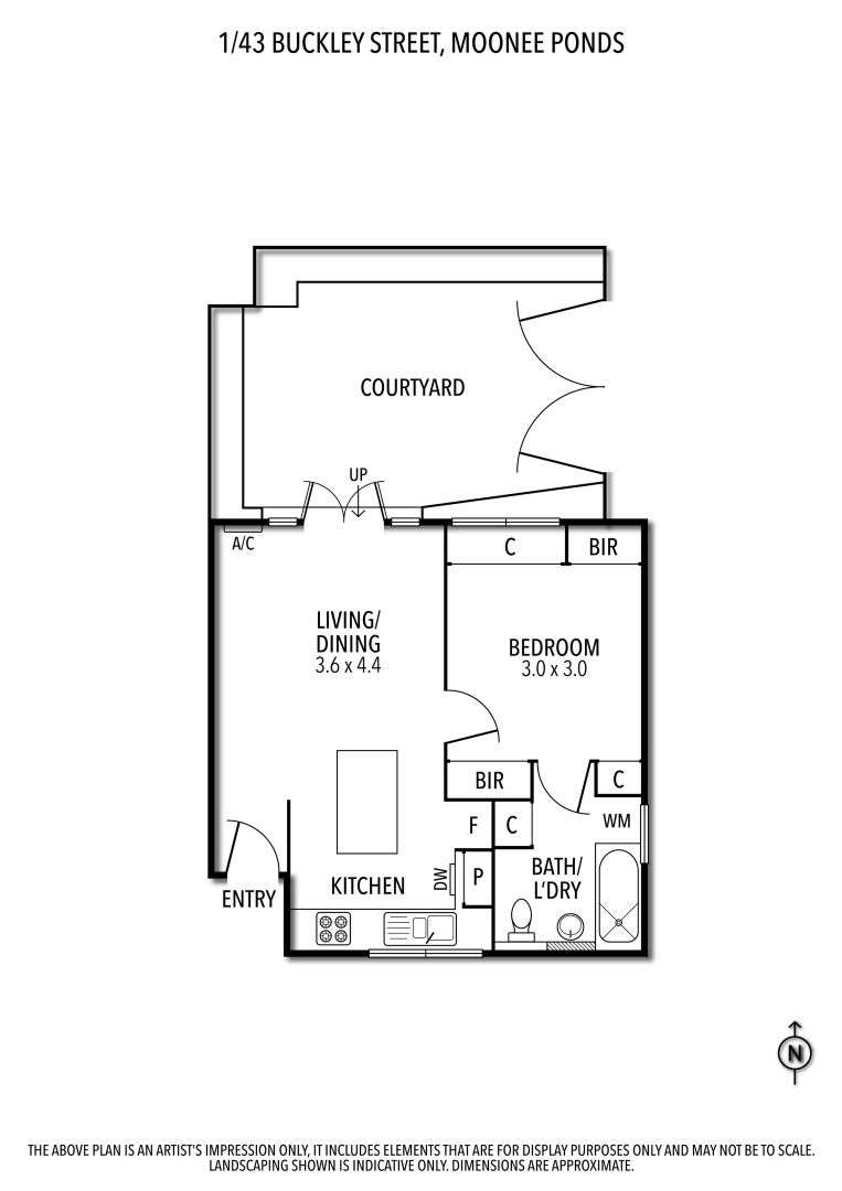 1/43 Buckley Street, Moonee Ponds, VIC 3039 - Thumbnail 1 - 16/11/2022