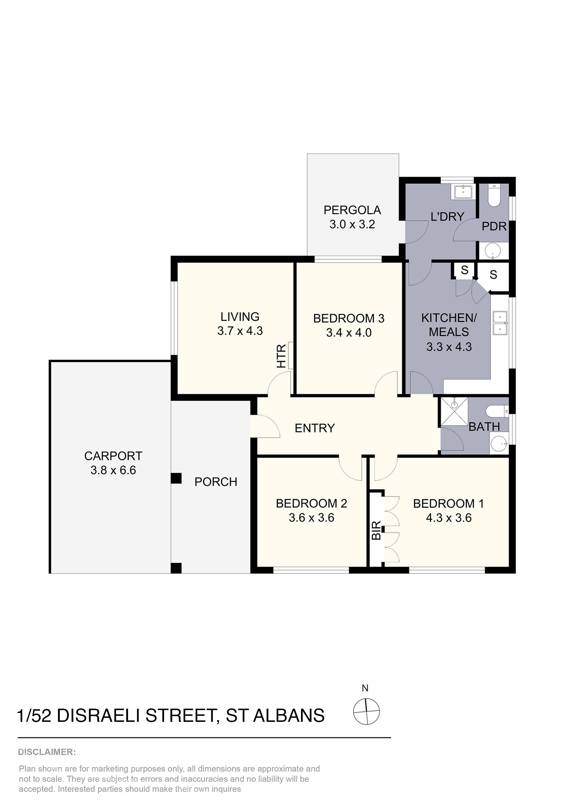 1/52 Disraeli Street, St Albans, VIC 3021 - Thumbnail 1 - 10/02/2022