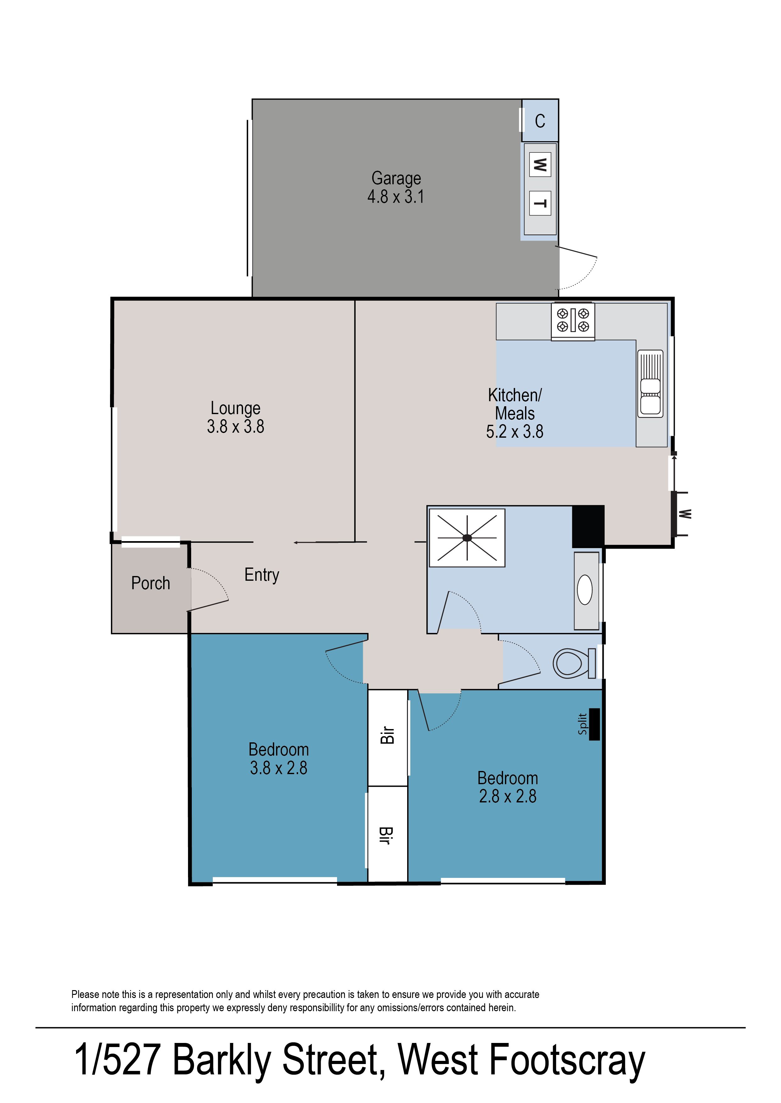 1/527 Barkly Street, West Footscray, VIC 3012 - Thumbnail 1 - 15/02/2022