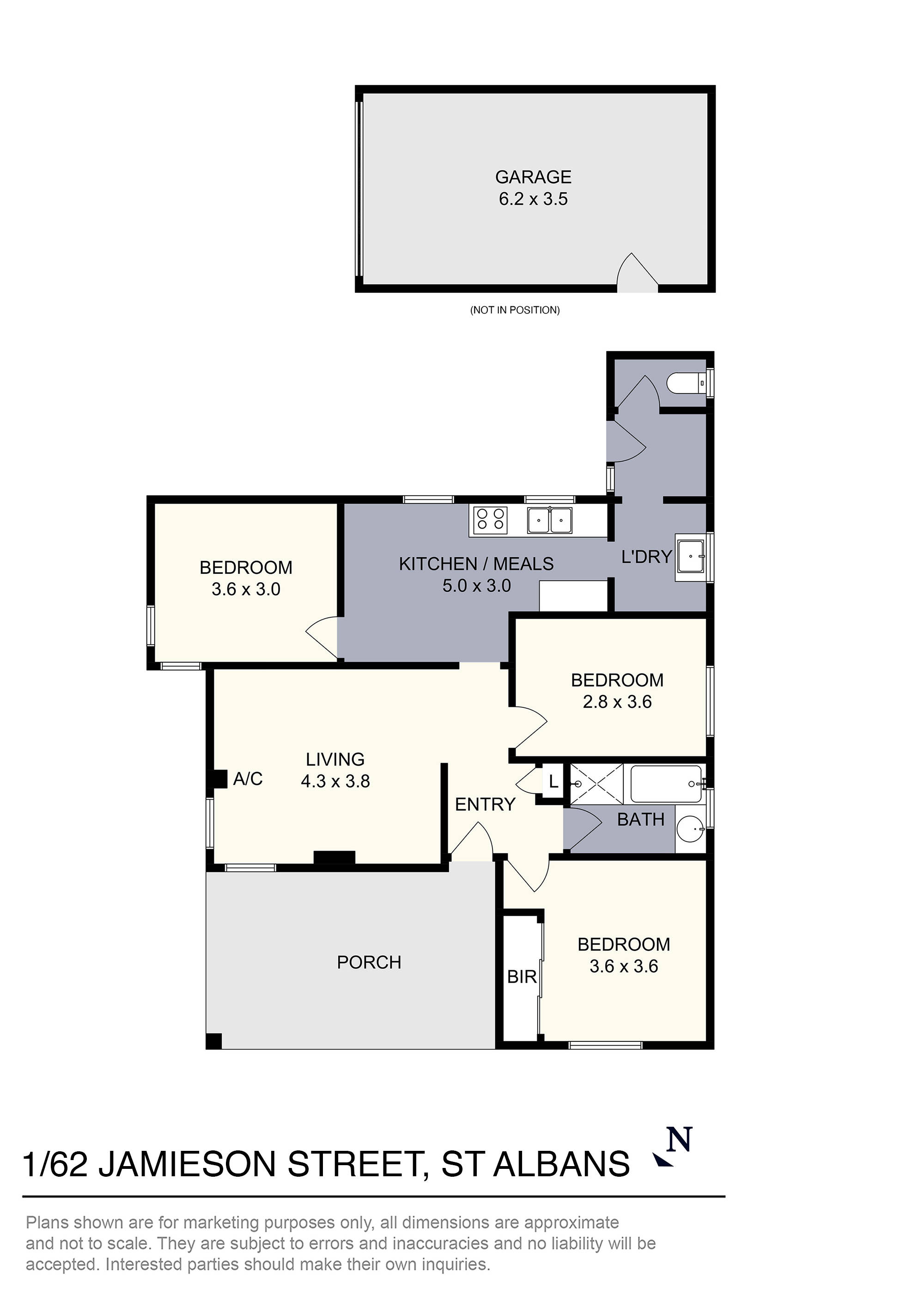 1/62 Jamieson Street, St Albans, VIC 3021 - Thumbnail 1 - 19/04/2024
