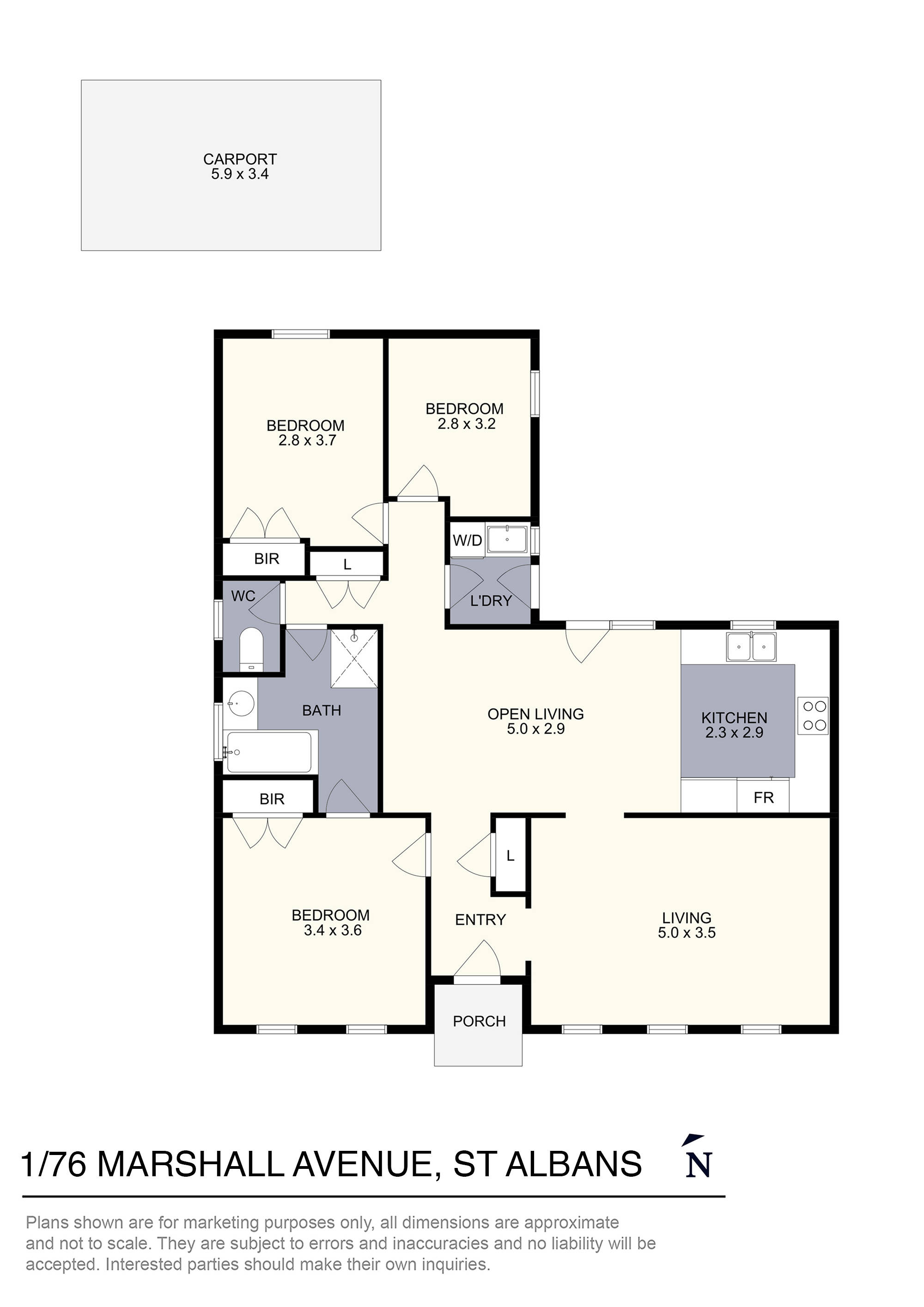 1/76 Marshall Avenue, St Albans, VIC 3021 - Thumbnail 1 - 25/06/2025