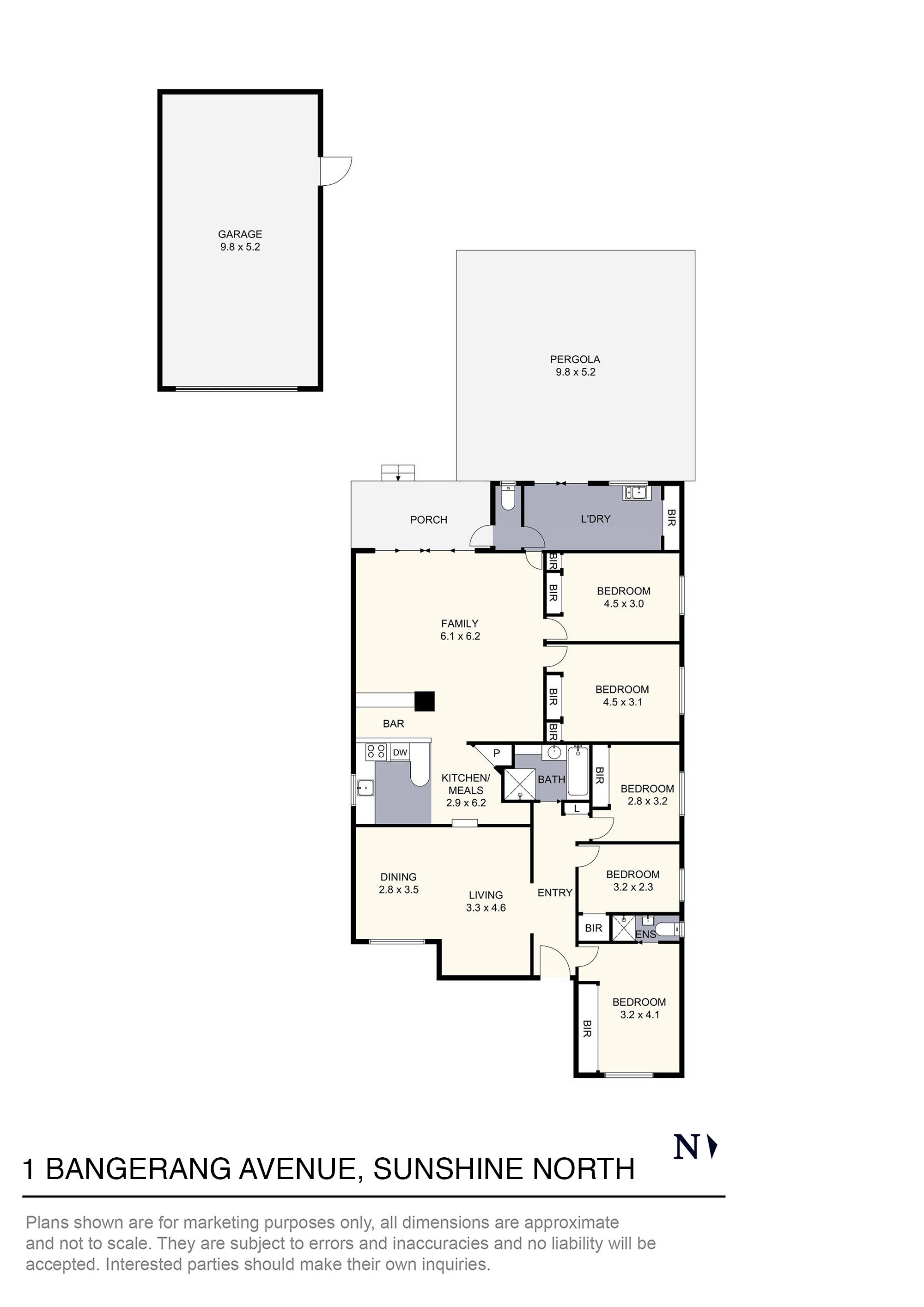 1 Bangerang Avenue, Sunshine North, VIC 3020 - Thumbnail 1 - 14/04/2025