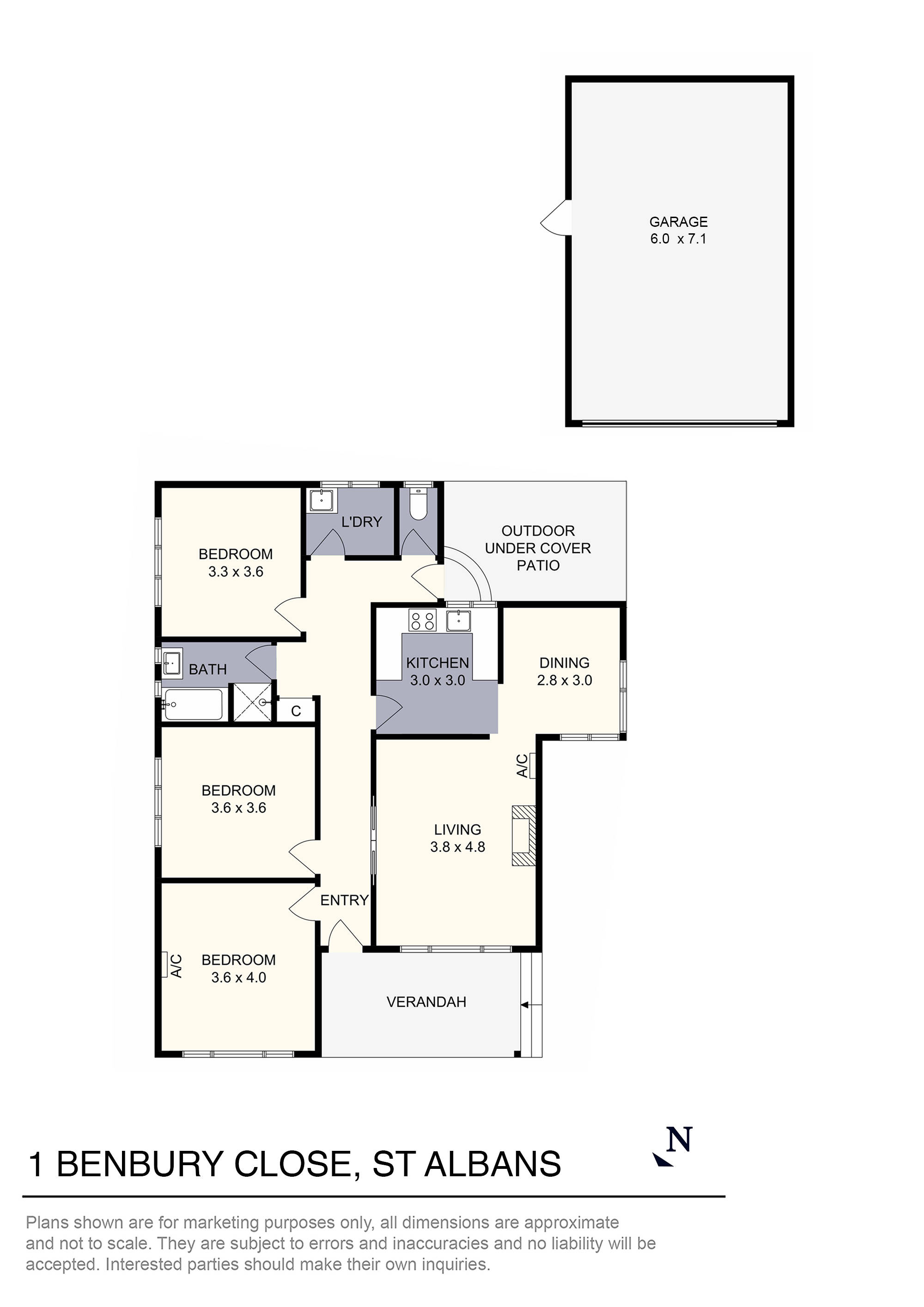 1 Benbury Close, St Albans, VIC 3021 - Thumbnail 1 - 01/05/2025