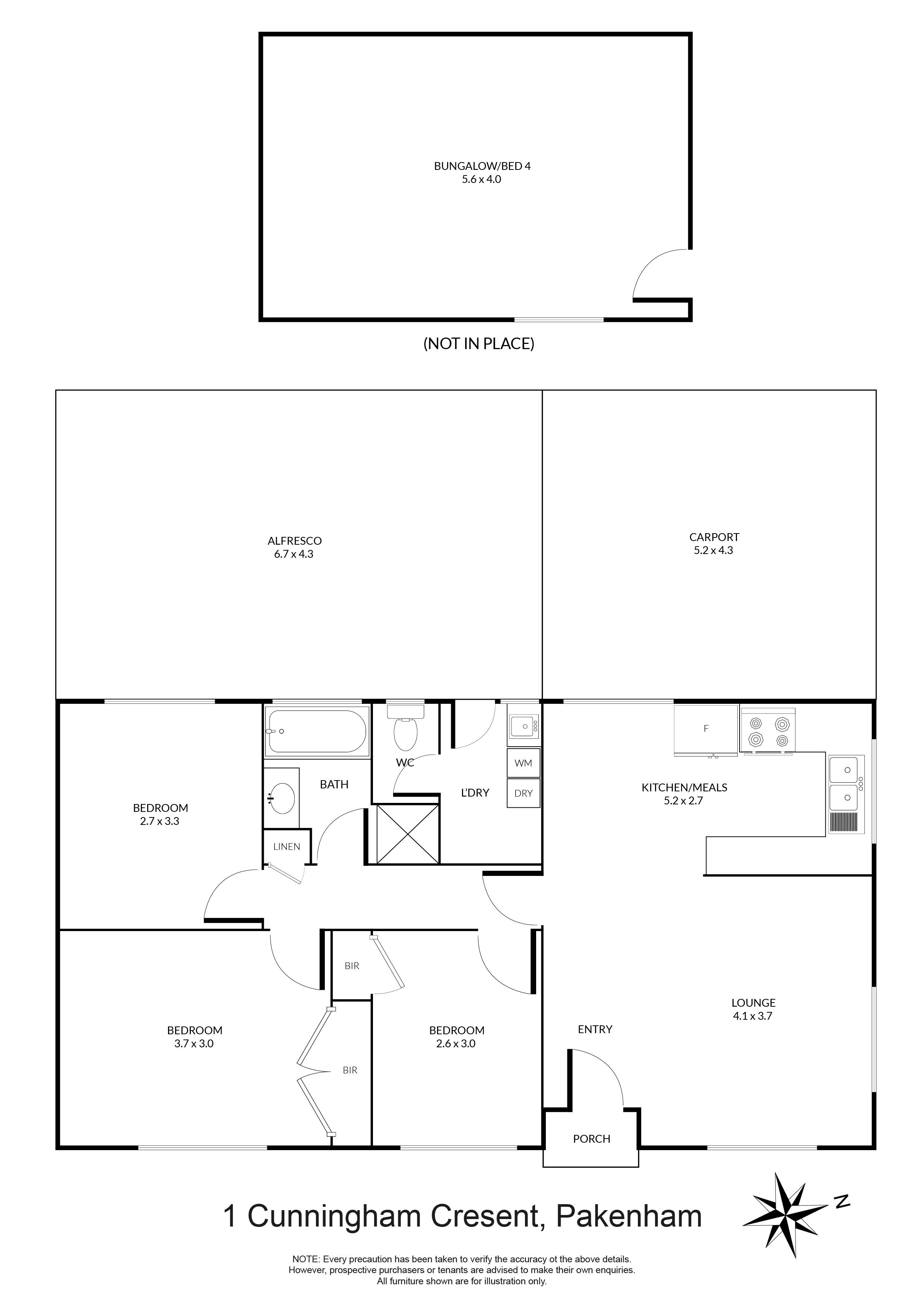 1 Cunningham Crescent, Pakenham, VIC 3810 - Thumbnail 1 - 27/02/2025