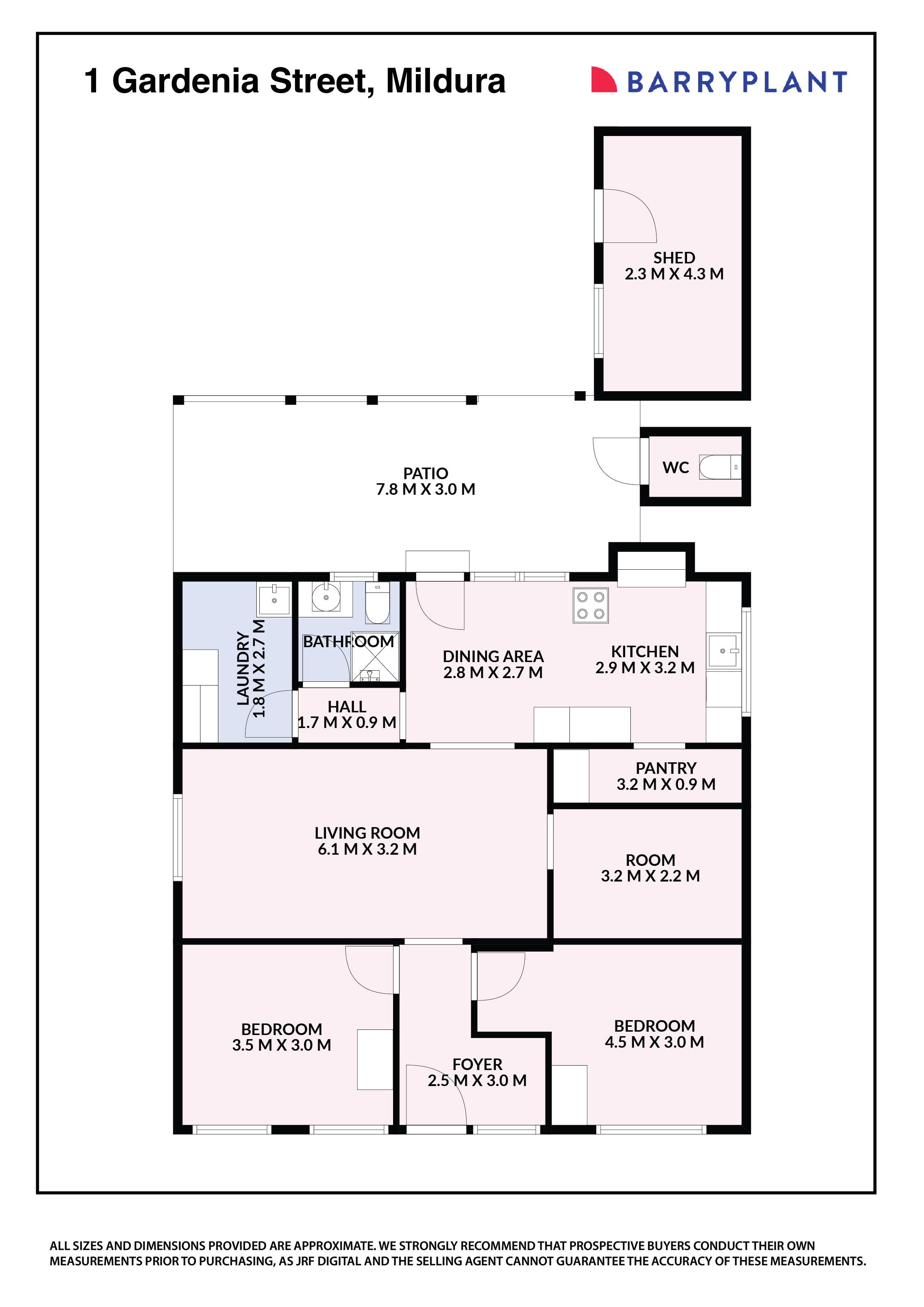 1 Gardenia Street, Mildura, VIC 3500 - Thumbnail 1 - 22/01/2025