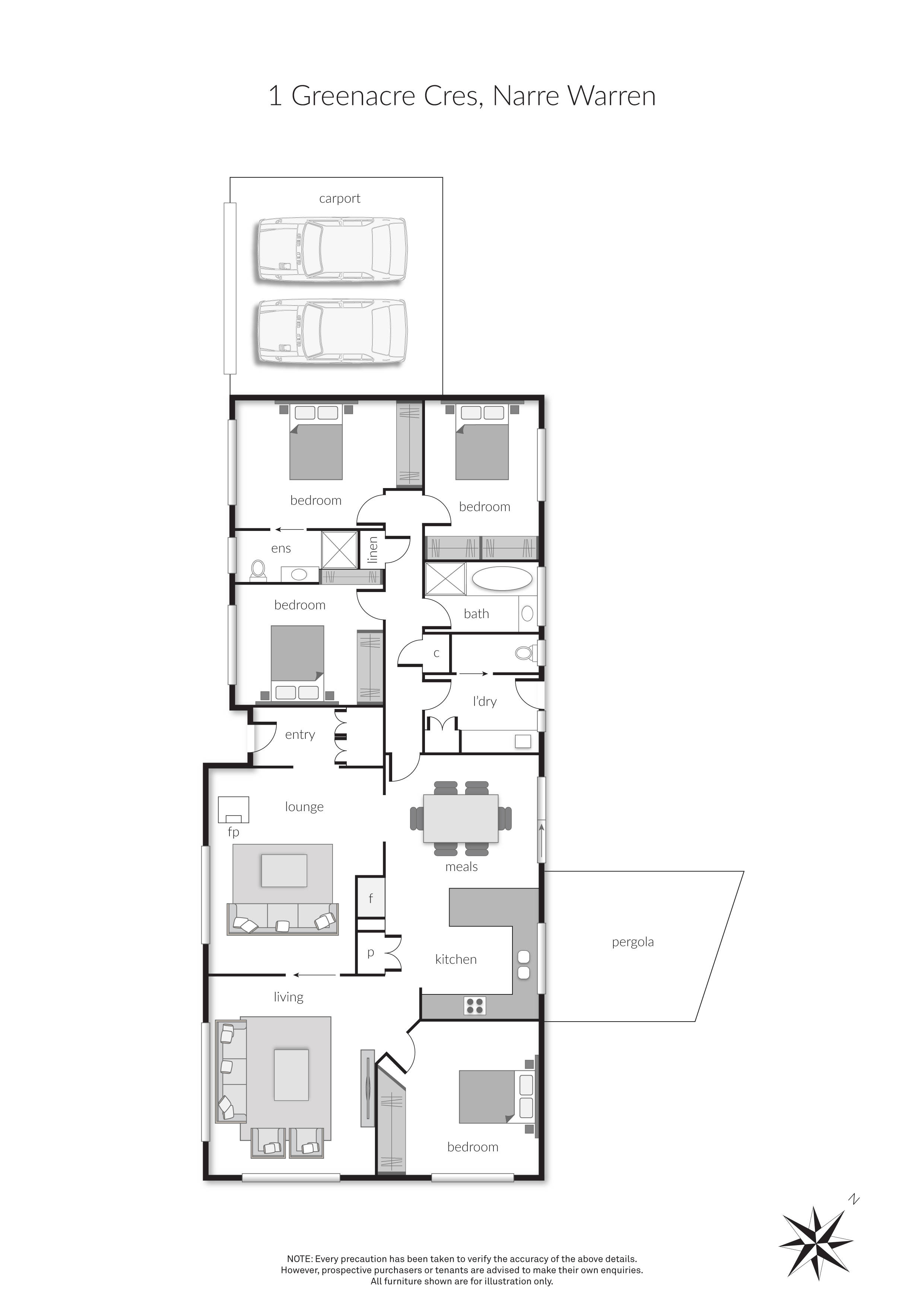 1 Greenacre Crescent, Narre Warren, VIC 3805 - Thumbnail 1 - 17/09/2025