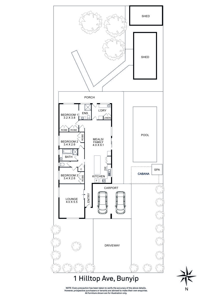 1 Hilltop Avenue, Bunyip, VIC 3815 - Thumbnail 1 - 31/07/2023