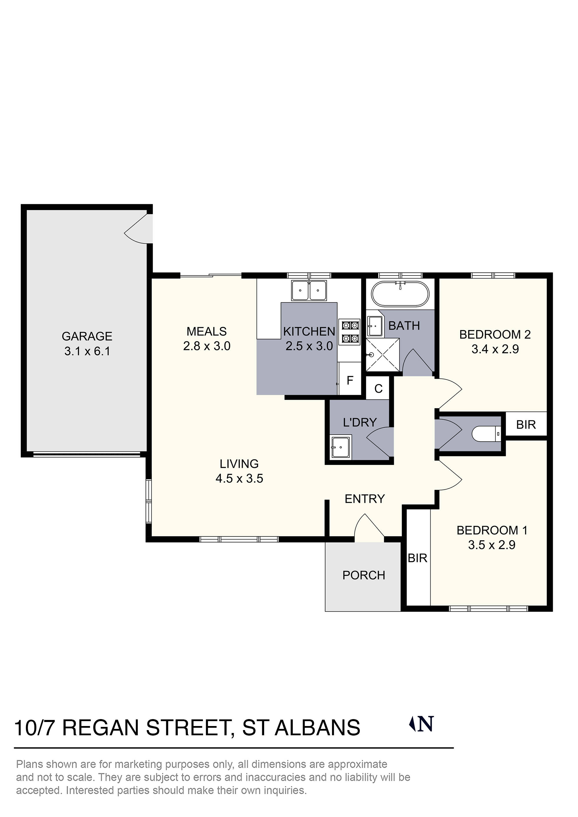 10/7 Regan Street, St Albans, VIC 3021 - Thumbnail 1 - 03/04/2024