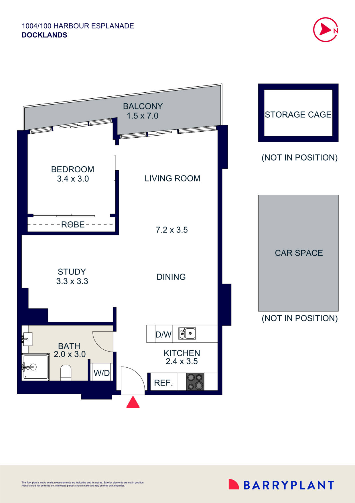1004/100 Harbour Esplanade, Docklands, VIC 3008 - Thumbnail 1 - 19/09/2025