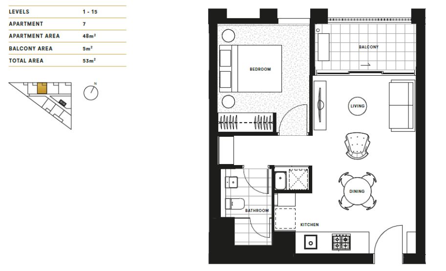 1007W/888 Collins Street, Docklands, VIC 3008 - Thumbnail 1 - 28/03/2023