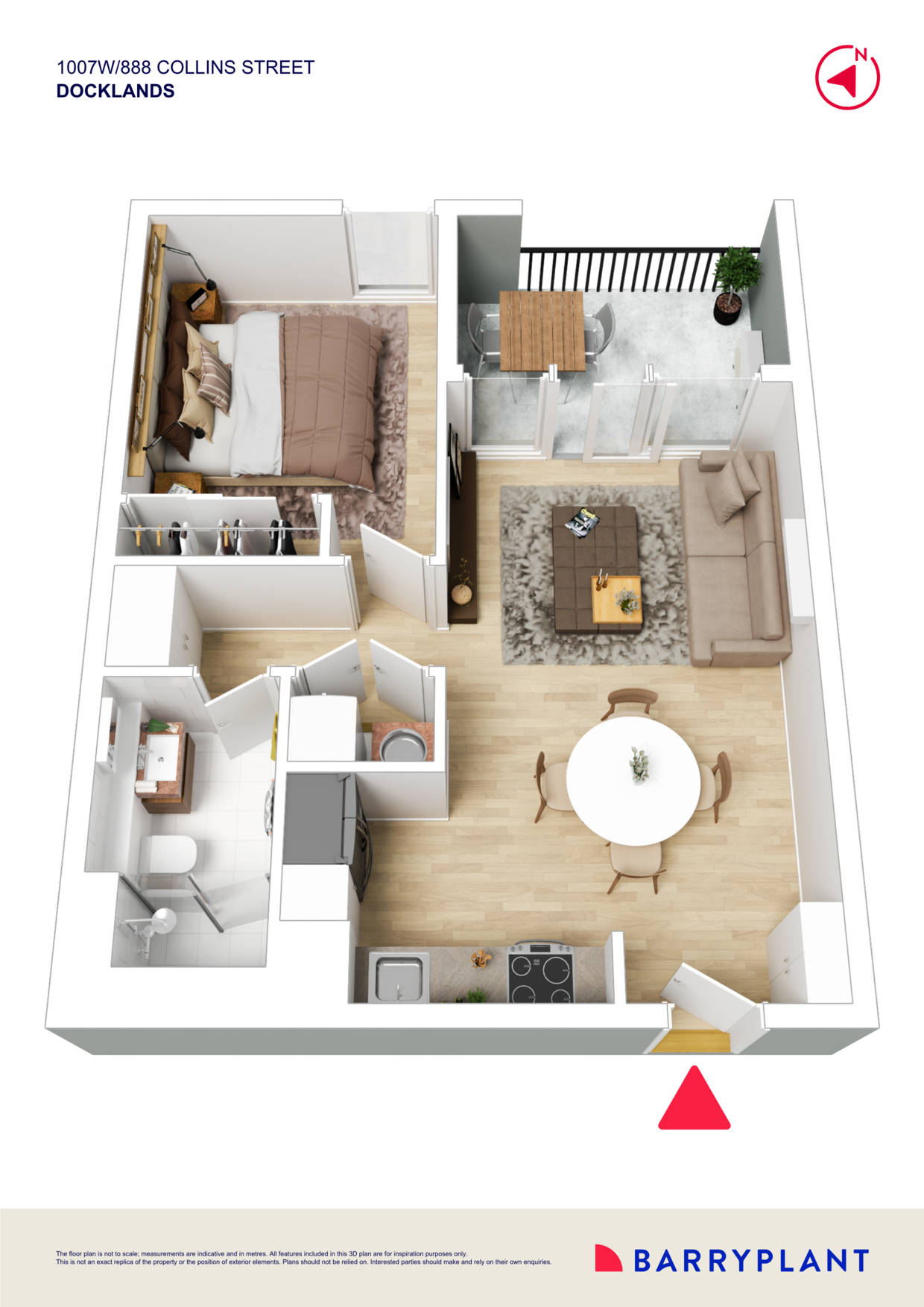 1007W/888 Collins Street, Docklands, VIC 3008 - Thumbnail 1 - 09/02/2026