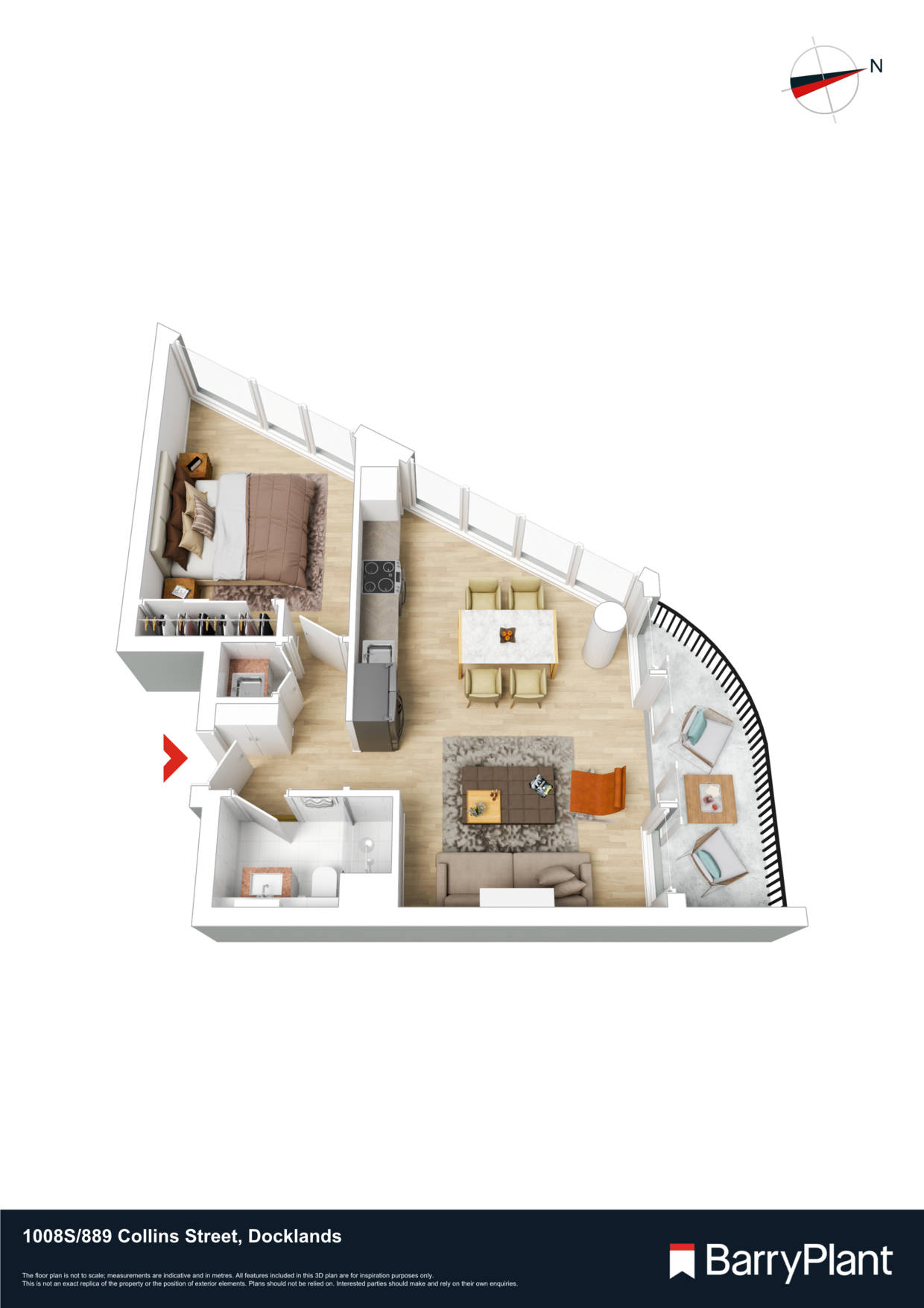 1008S/889 Collins Street, Docklands, VIC 3008 - Thumbnail 1 - 08/08/2023