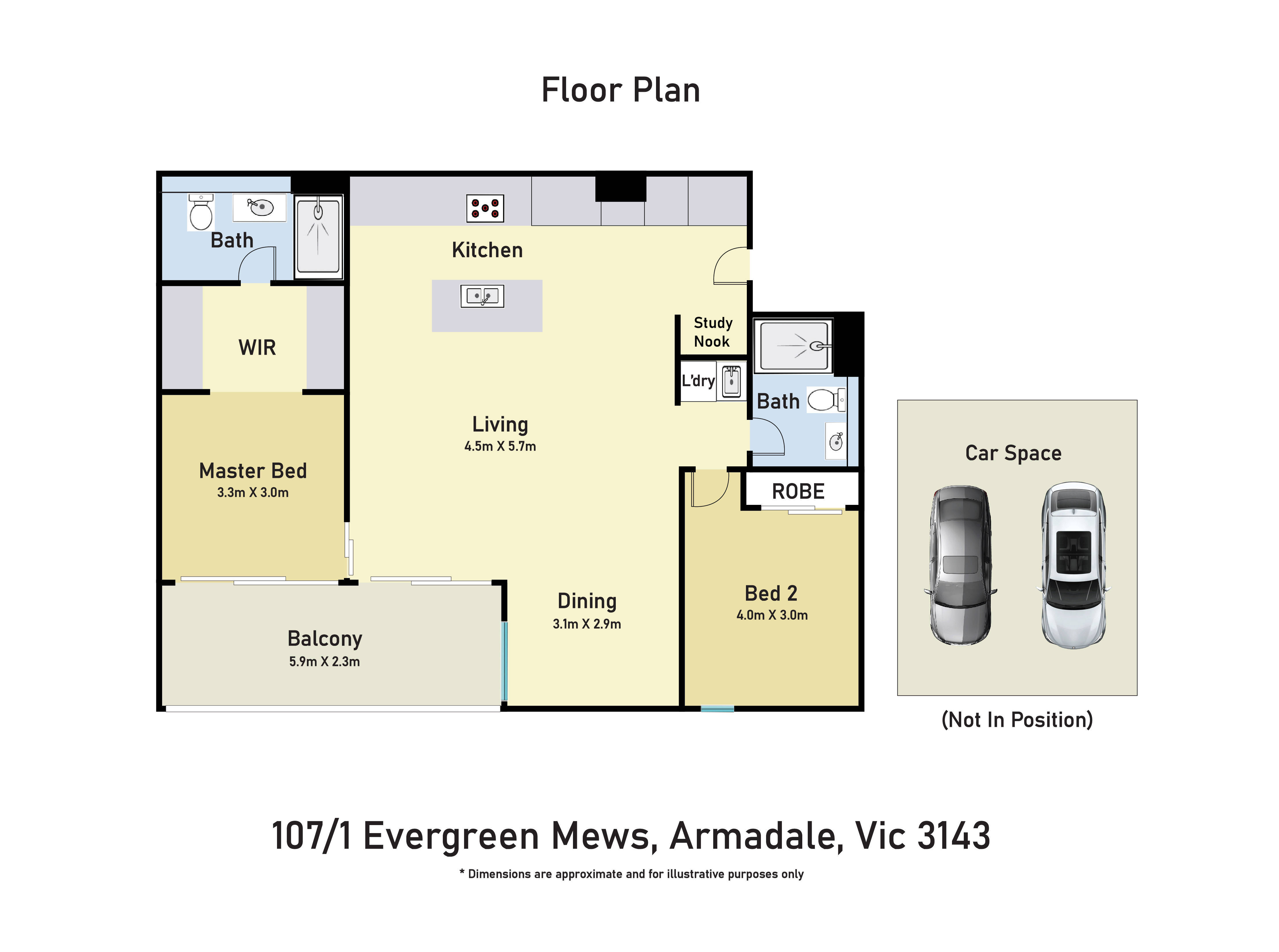 107/1 Evergreen Mews, Armadale, VIC 3143 - Thumbnail 1 - 18/10/2023