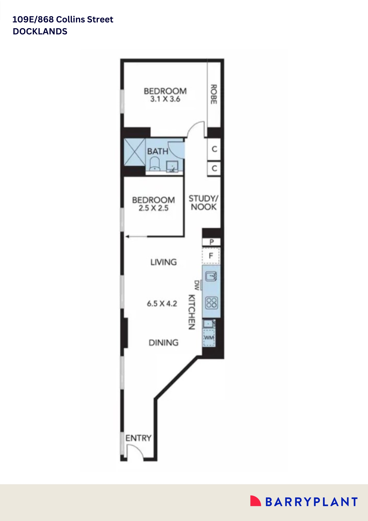 109E/868 Collins Street, Docklands, VIC 3008 - Thumbnail 1 - 25/03/2025