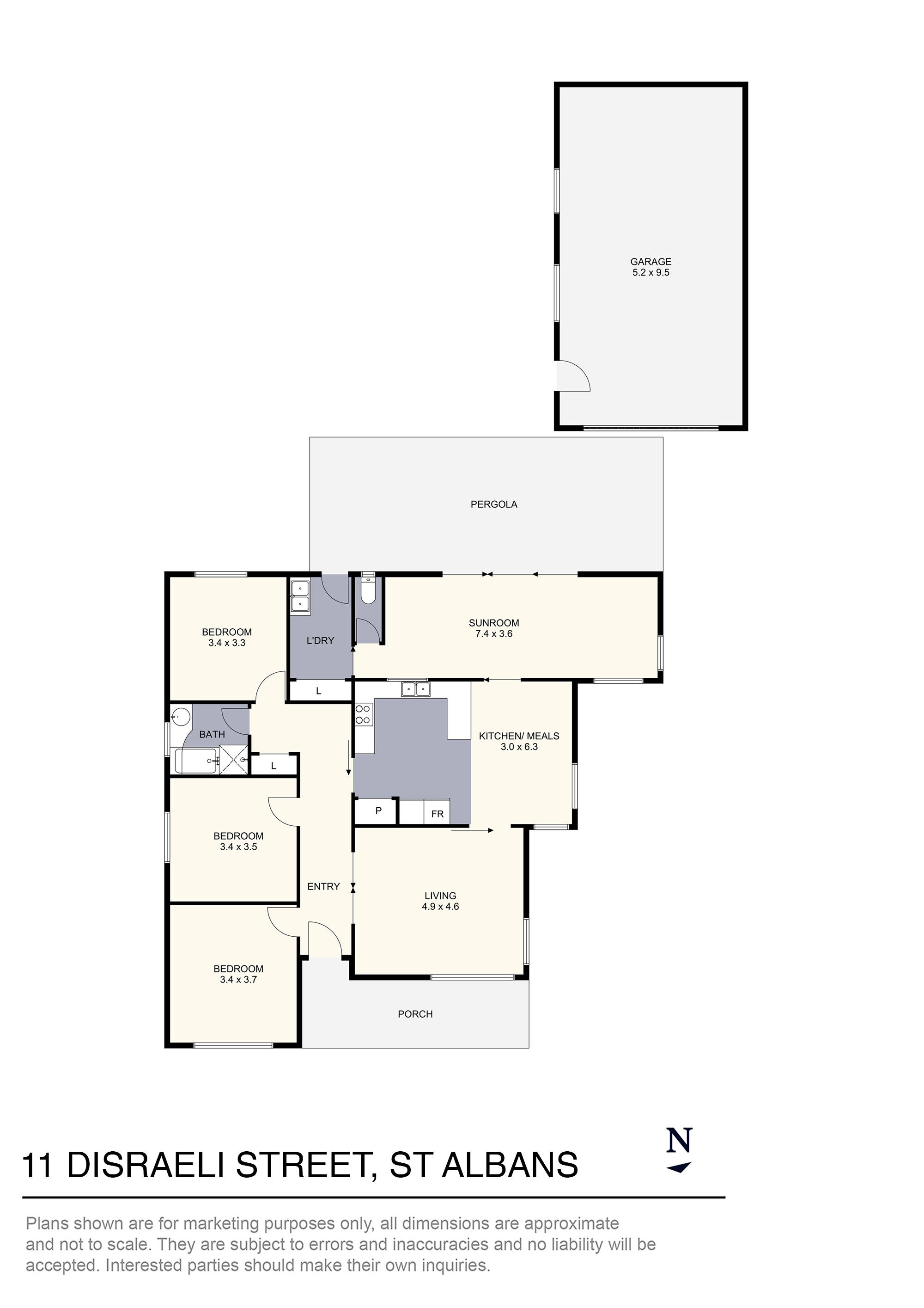 11 Disraeli Street, St Albans, VIC 3021 - Thumbnail 1 - 18/07/2024