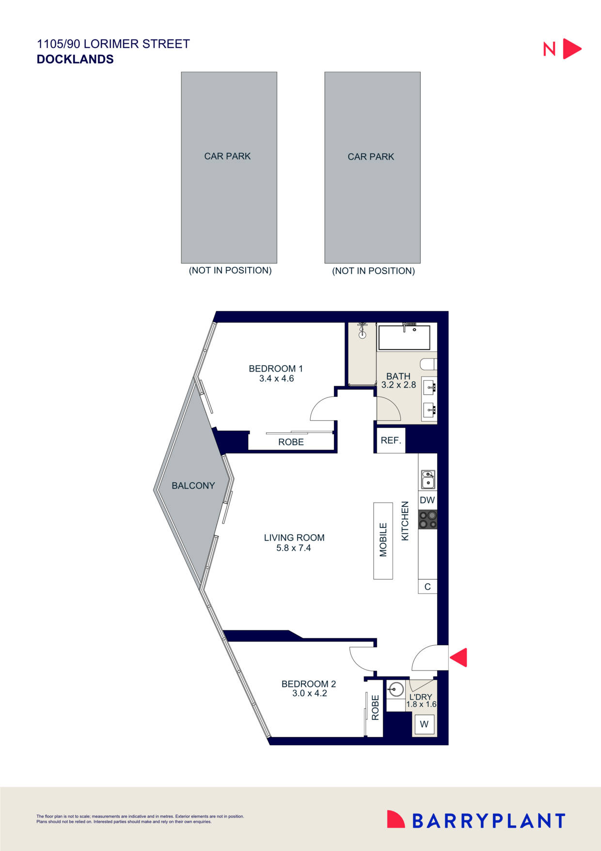 1105/90 Lorimer Street, Docklands, VIC 3008 - Thumbnail 1 - 04/06/2024