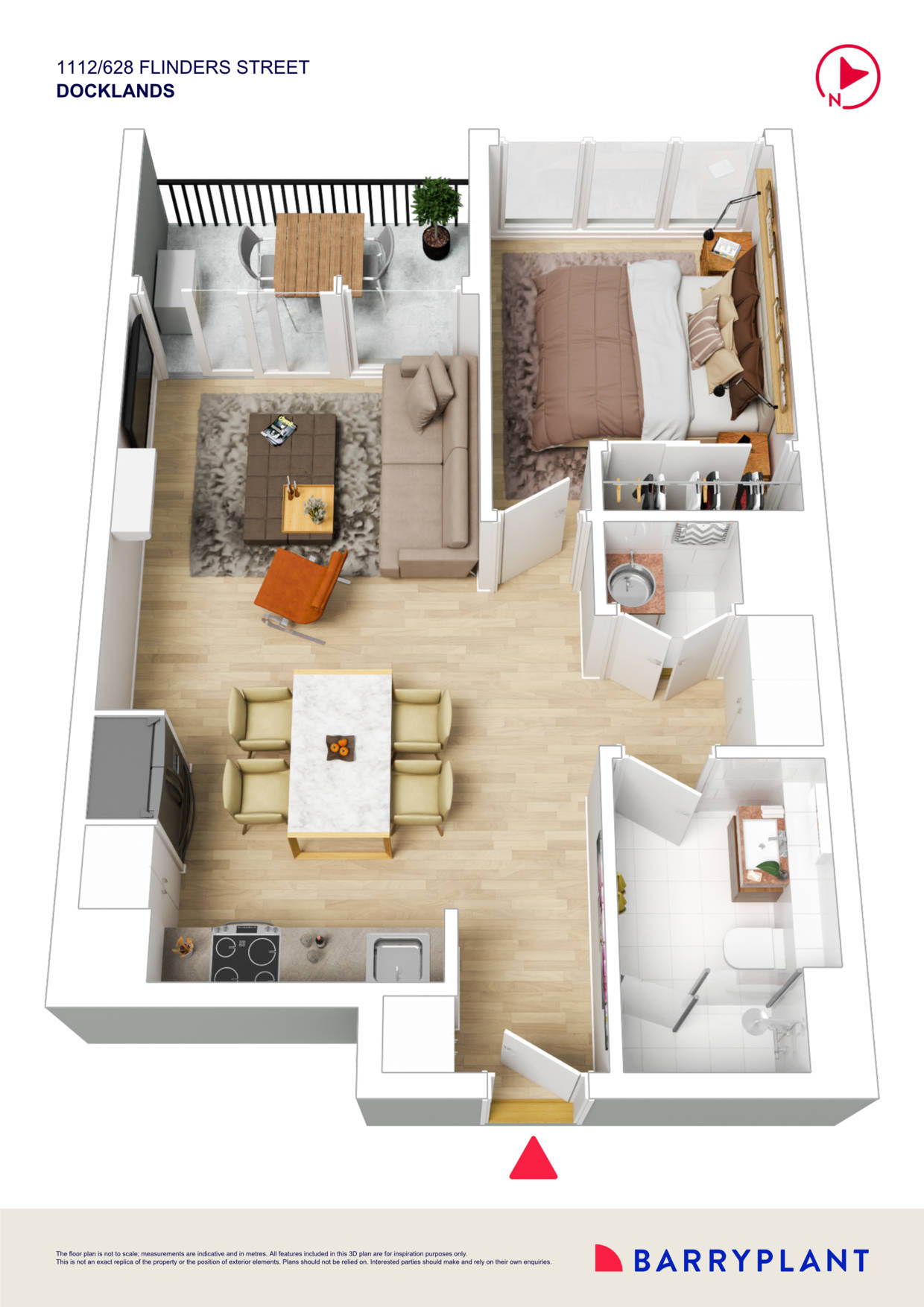 1112/628 Flinders Street, Docklands, VIC 3008 - Thumbnail 1 - 10/12/2024