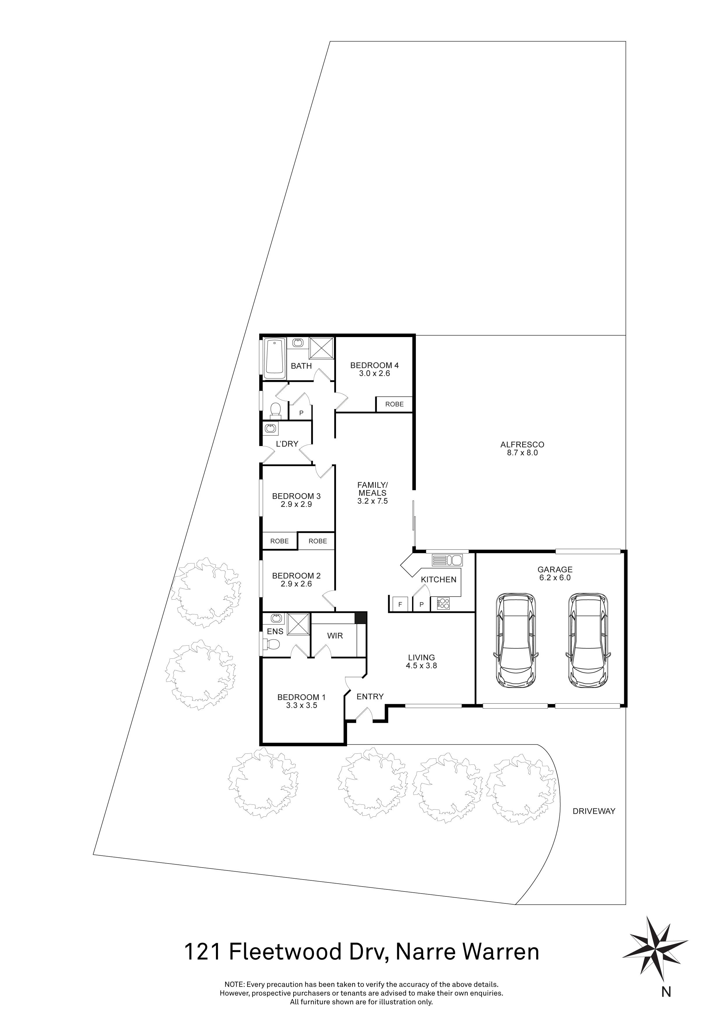 121 Fleetwood Drive, Narre Warren, VIC 3805 - Thumbnail 1 - 26/08/2025