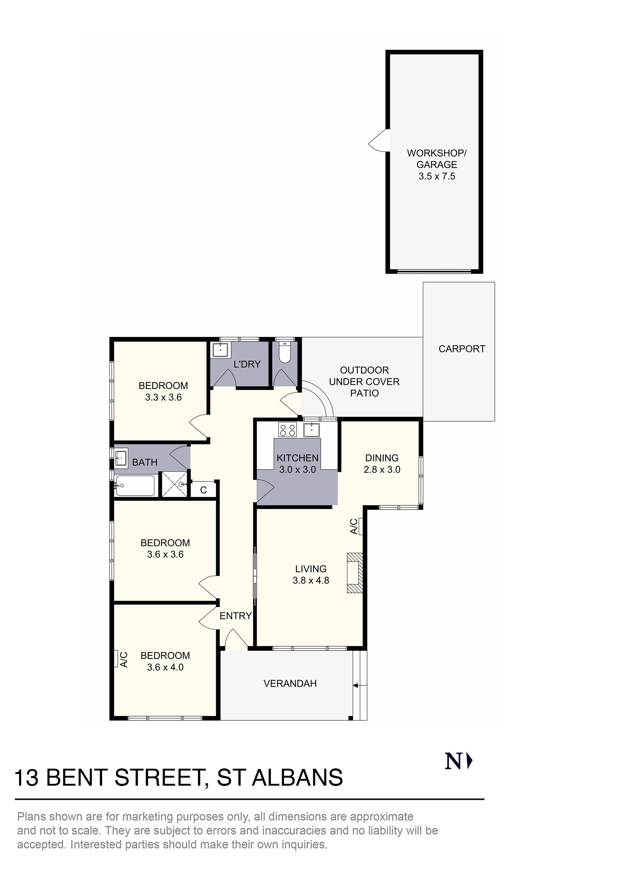 13 Bent Street, St Albans, VIC 3021 - Thumbnail 1 - 18/07/2024