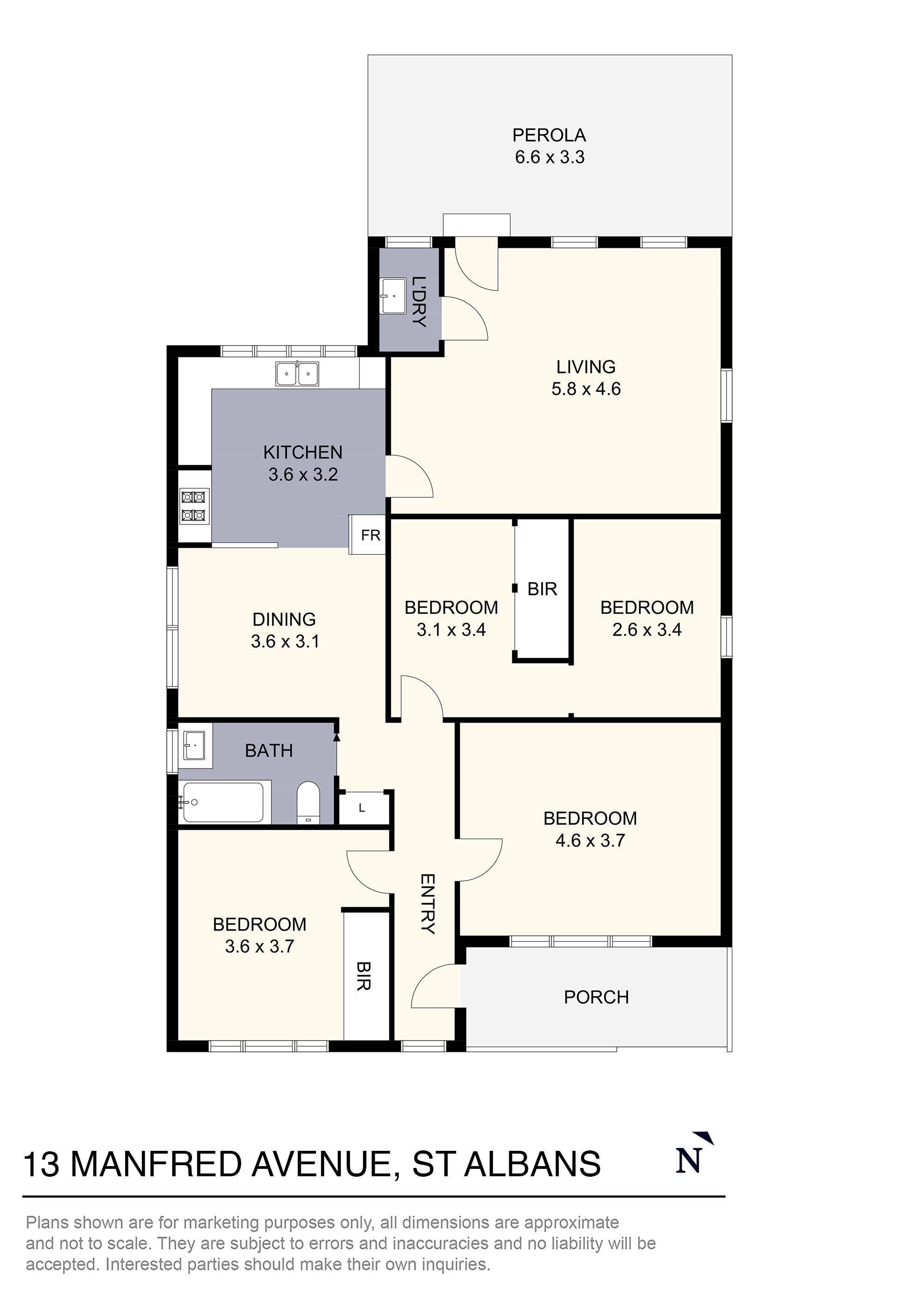 13 Manfred Avenue, St Albans, VIC 3021 - Thumbnail 1 - 16/02/2026