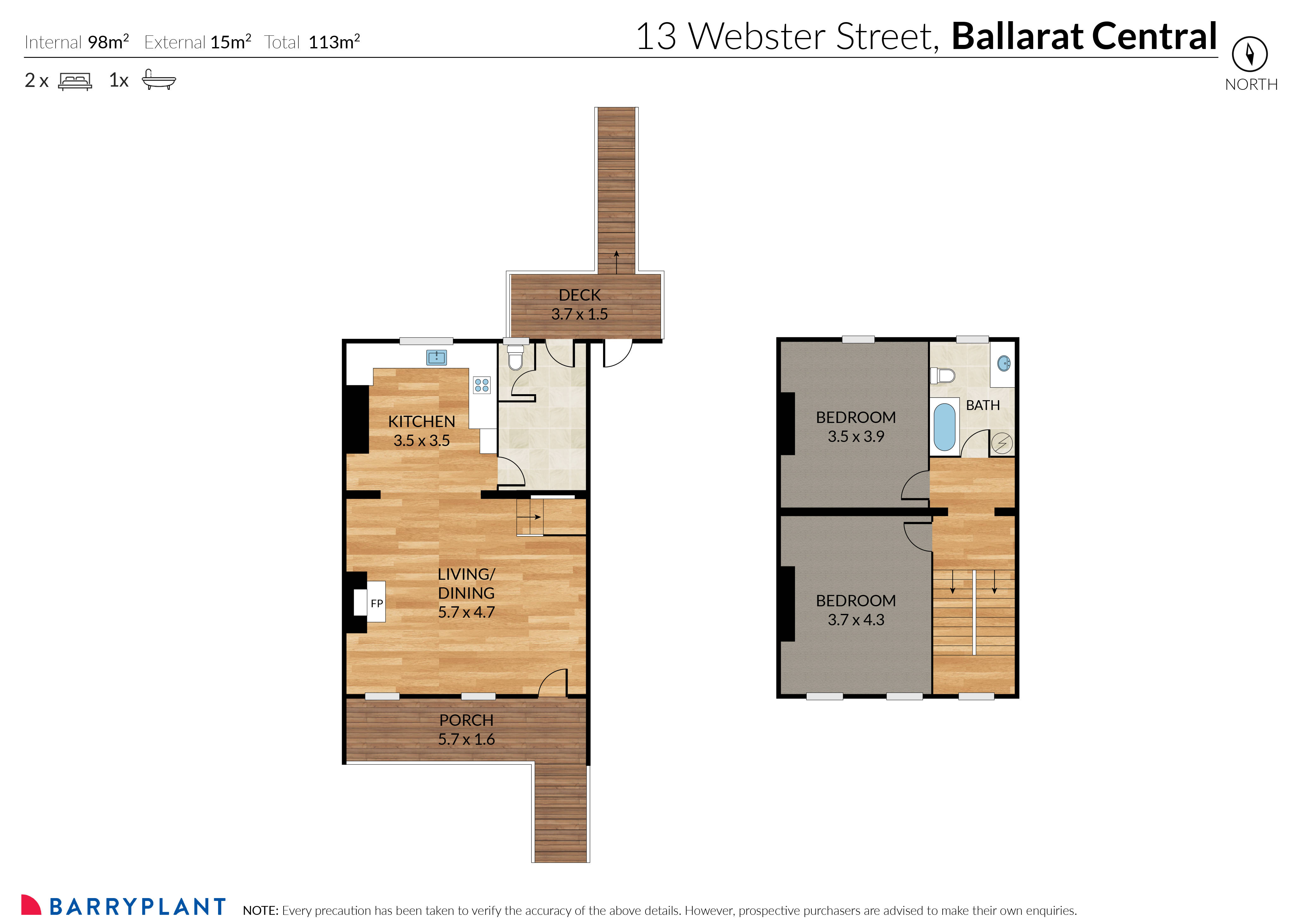 13 Webster Street, Ballarat Central, VIC 3350 - Thumbnail 1 - 15/04/2026