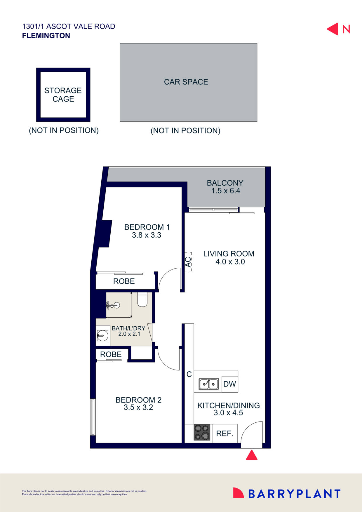 1301/1 Ascot Vale Road, Flemington, VIC 3031 - Thumbnail 1 - 07/03/2024