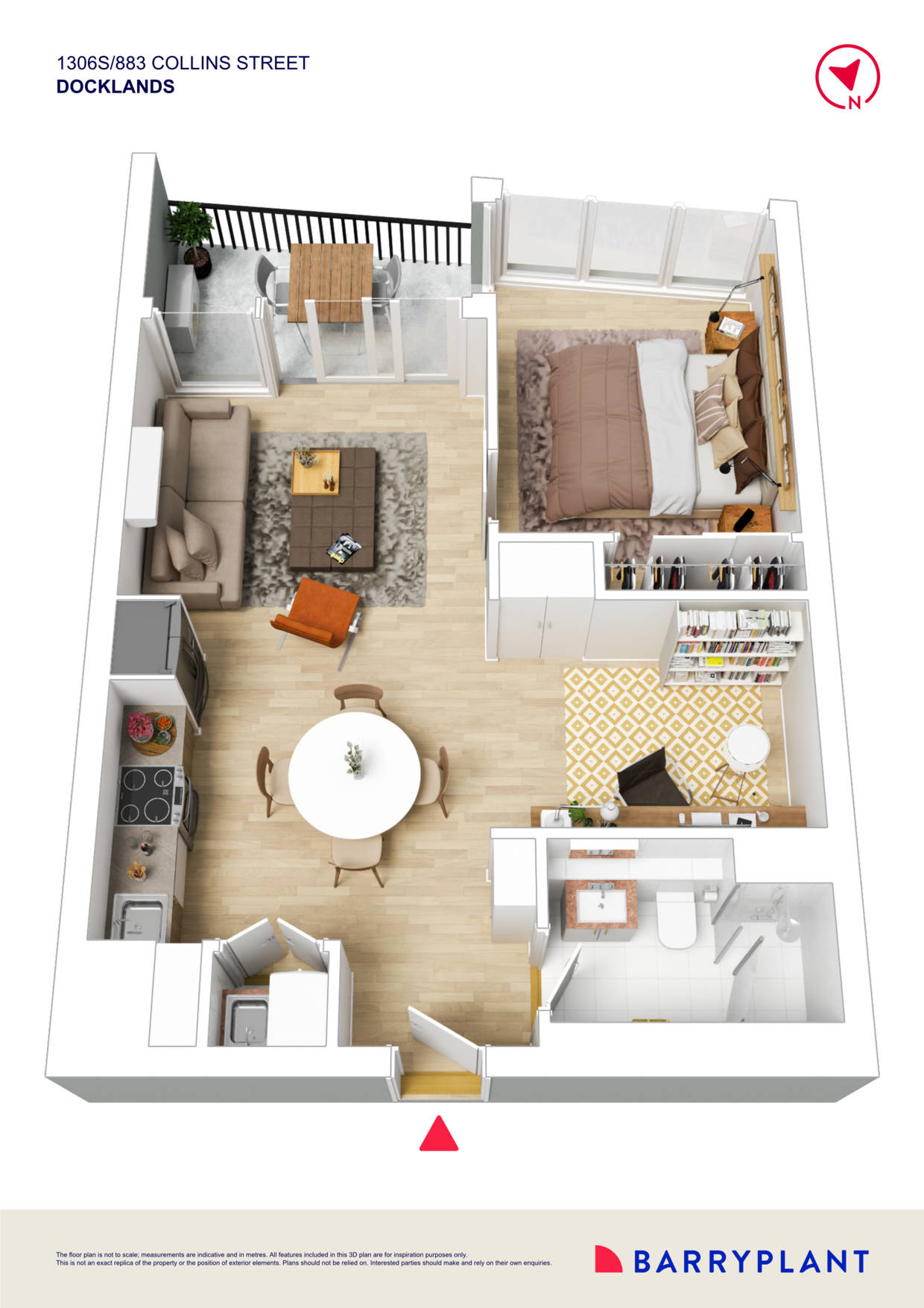 1306S/883 Collins Street, Docklands, VIC 3008 - Thumbnail 1 - 20/10/2025