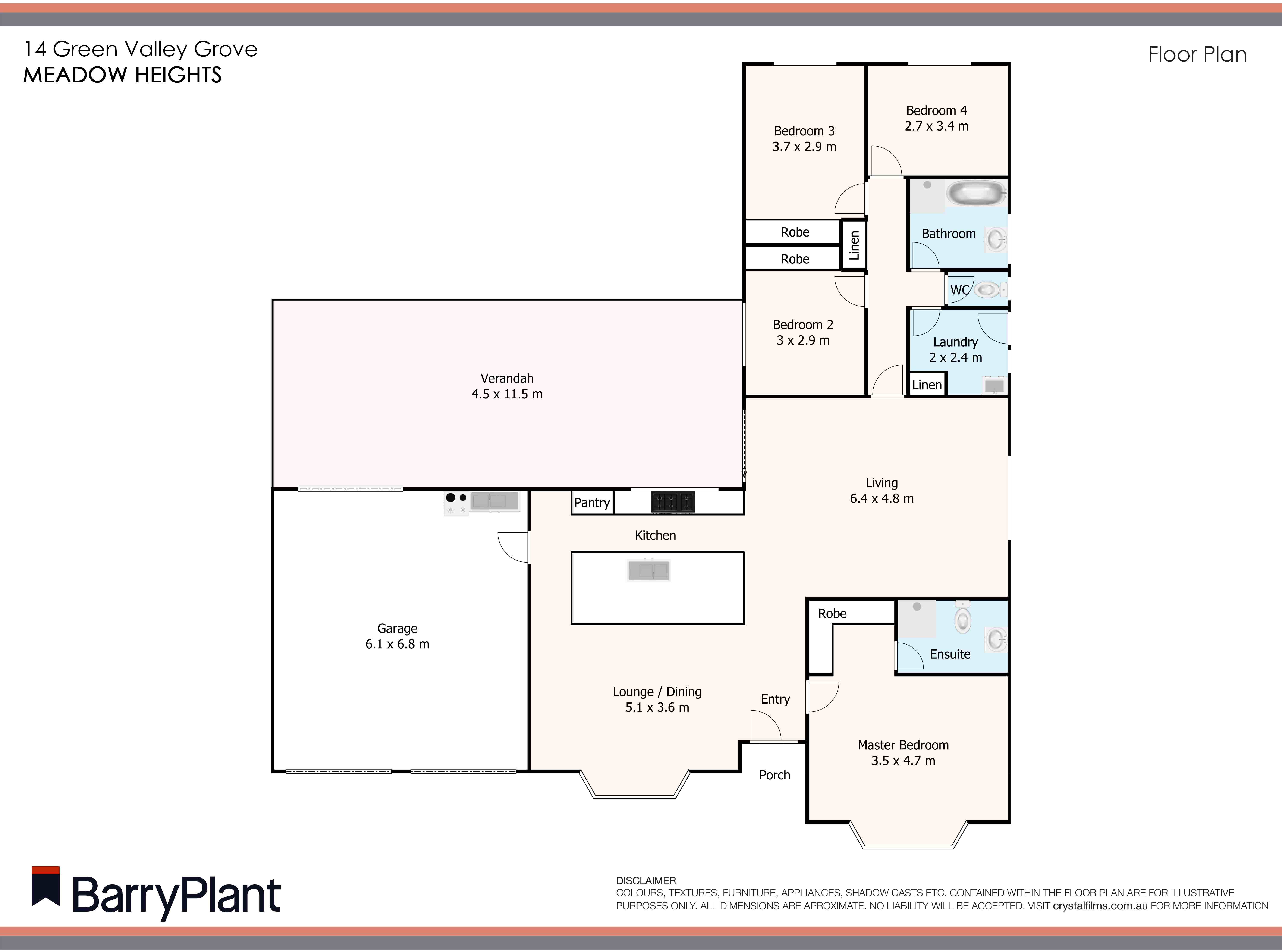 14 Green Valley Grove, Meadow Heights, VIC 3048 - Thumbnail 1 - 30/06/2023