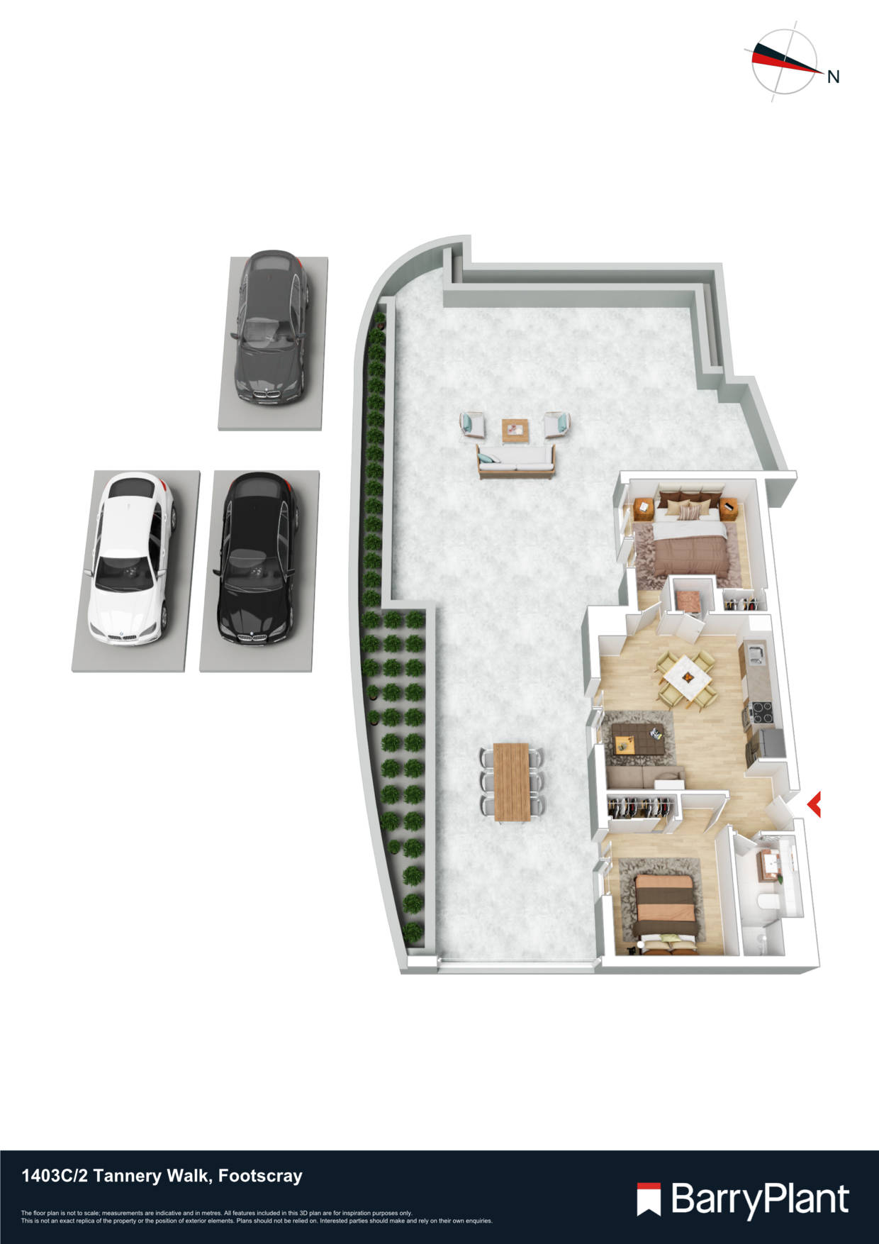 1403C/2 Tannery Walk, Footscray, VIC 3011 - Thumbnail 1 - 20/06/2023