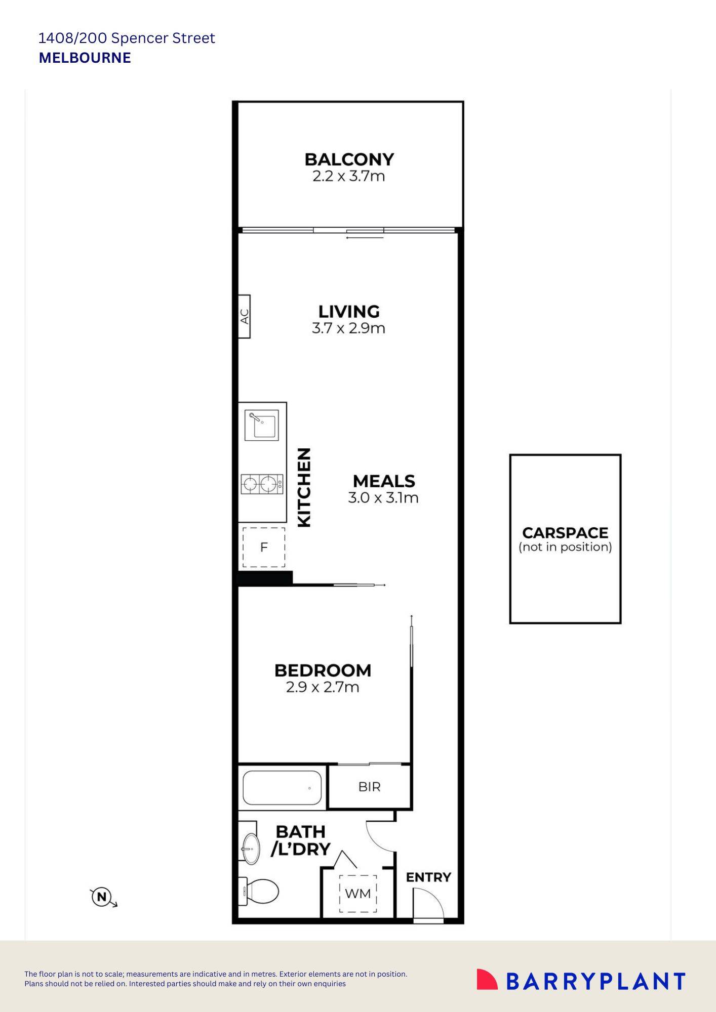 1408/200 Spencer Street, Melbourne, VIC 3000 - Thumbnail 1 - 10/08/2026