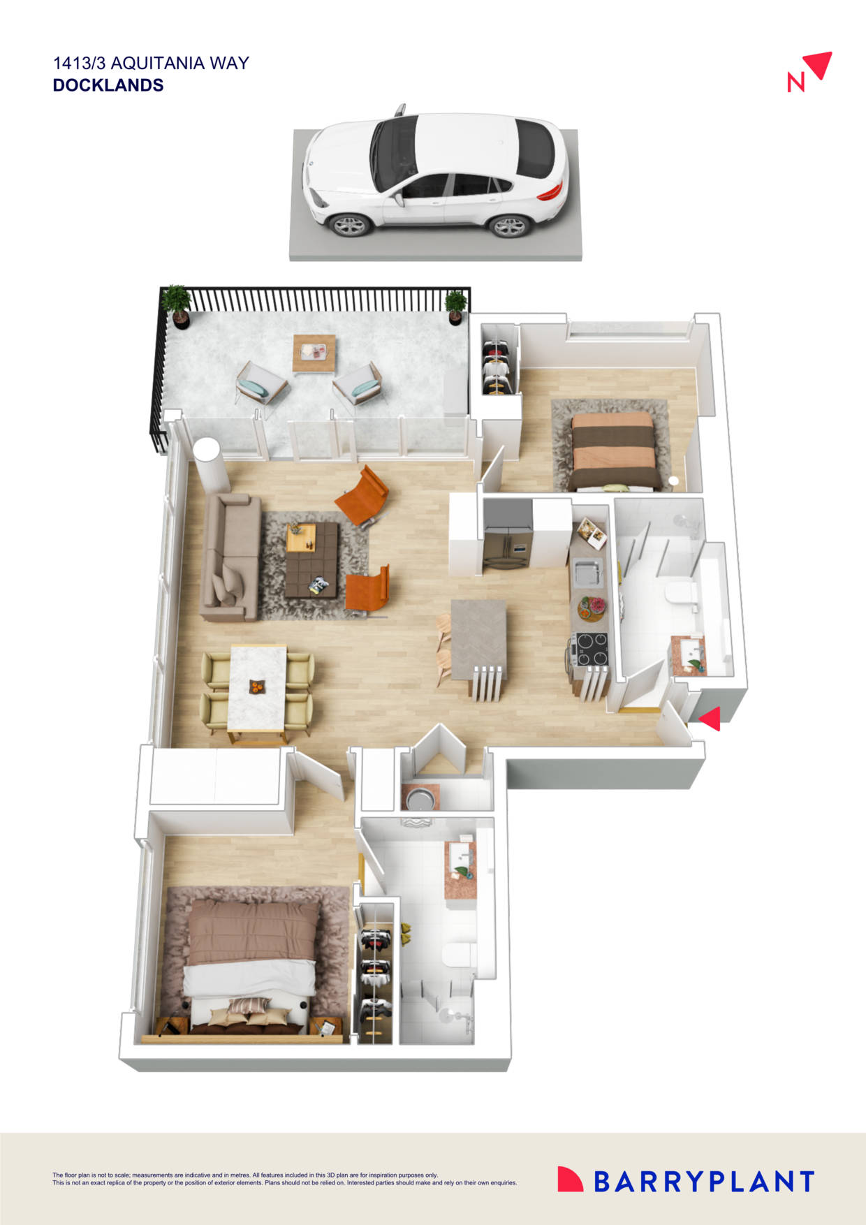 1413/3 Aquitania Way, Docklands, VIC 3008 - Thumbnail 1 - 07/06/2024