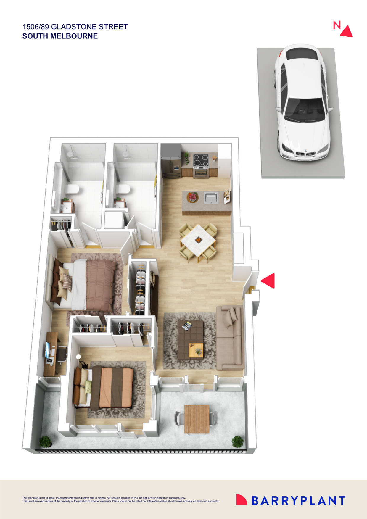 1506/89 Gladstone Street, South Melbourne, VIC 3205 - Thumbnail 1 - 04/06/2024
