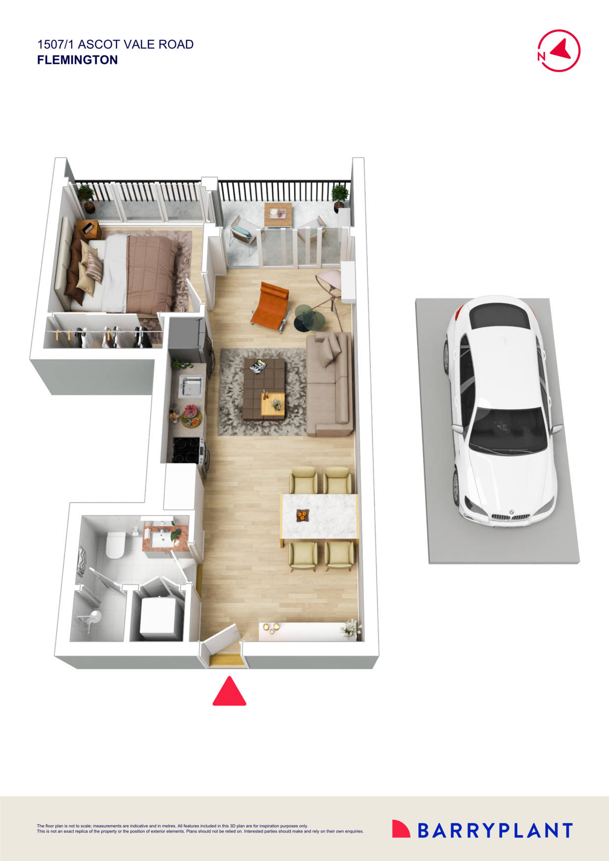 1507/1 Ascot Vale Road, Flemington, VIC 3031 - Thumbnail 1 - 25/03/2025