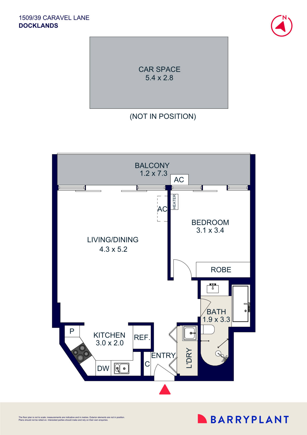 1509/39 Caravel Lane, Docklands, VIC 3008 - Thumbnail 1 - 12/12/2024