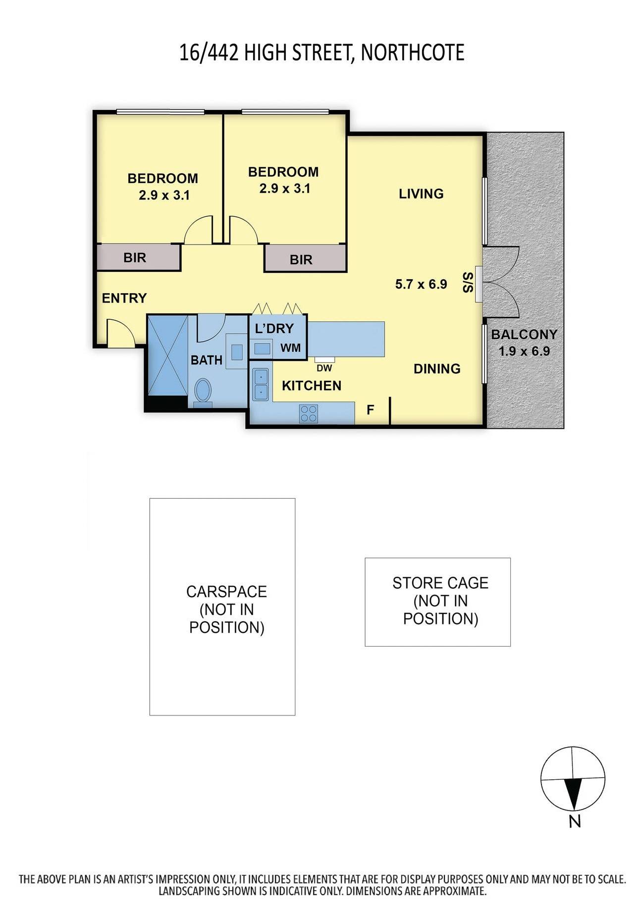 16/442 High Street, Northcote, VIC 3070 - Thumbnail 1 - 28/08/2023