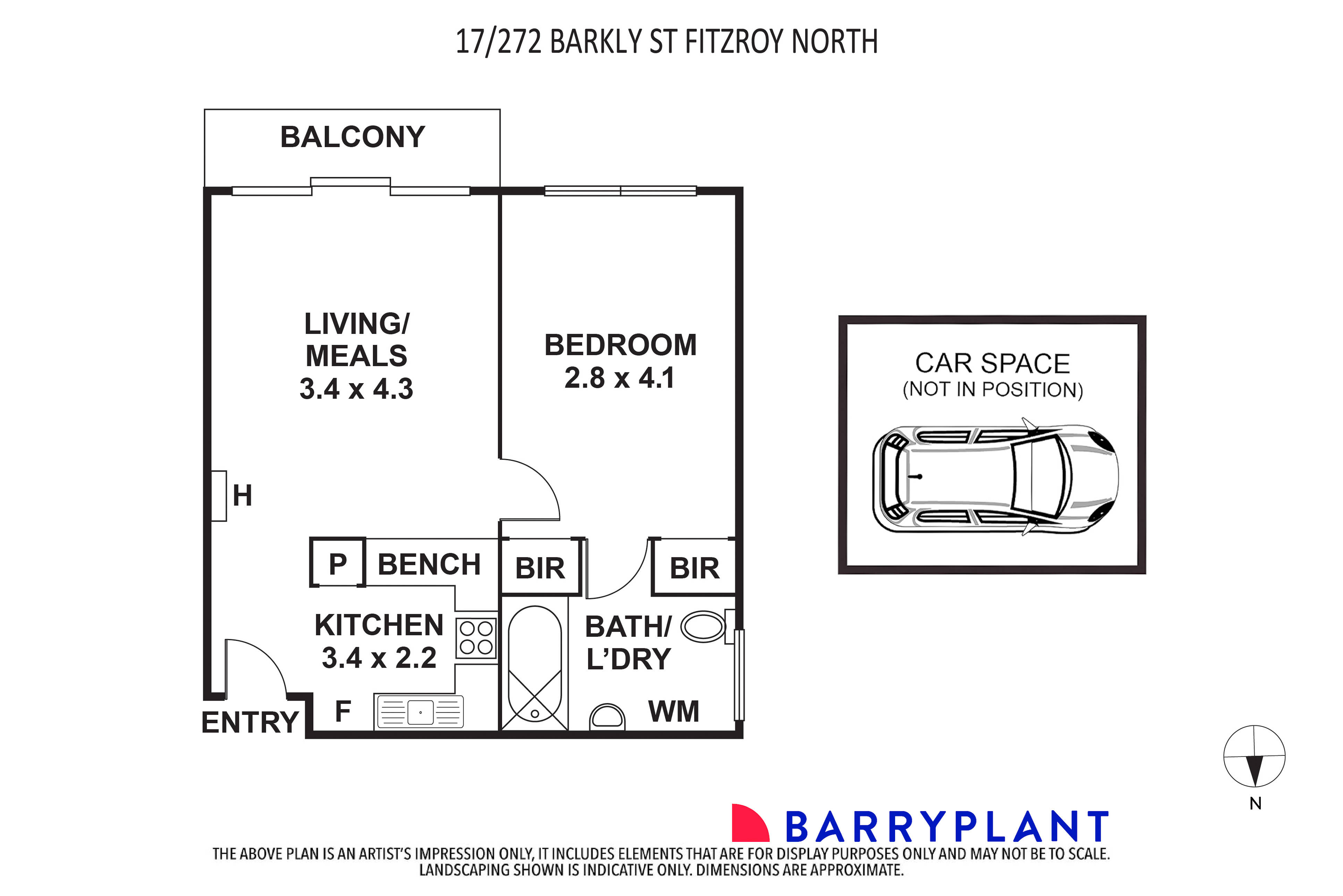17/272 Barkly Street, Fitzroy North, VIC 3068 - Thumbnail 1 - 01/05/2025
