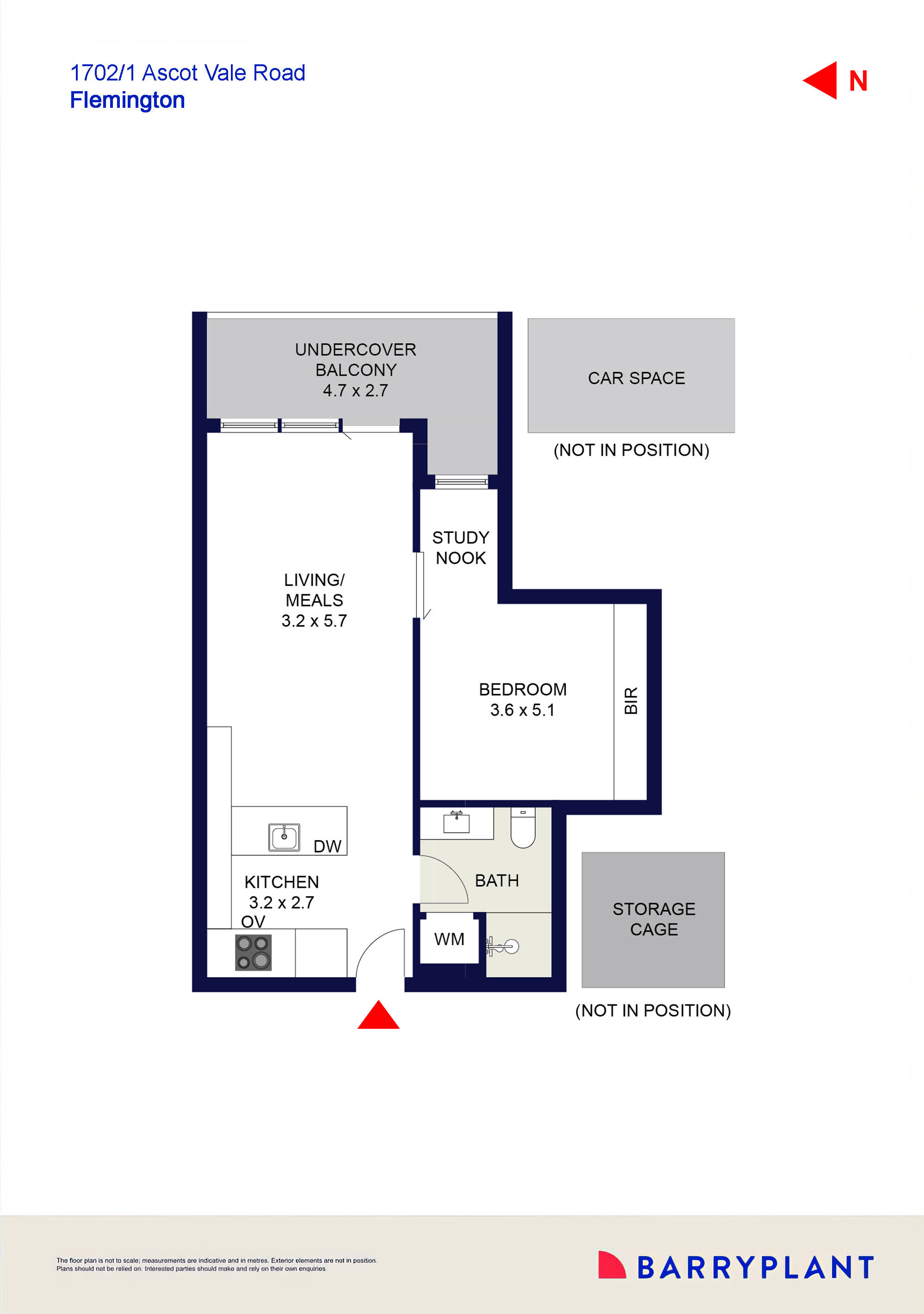1702/1 Ascot Vale Road, Flemington, VIC 3031 - Thumbnail 1 - 30/07/2024