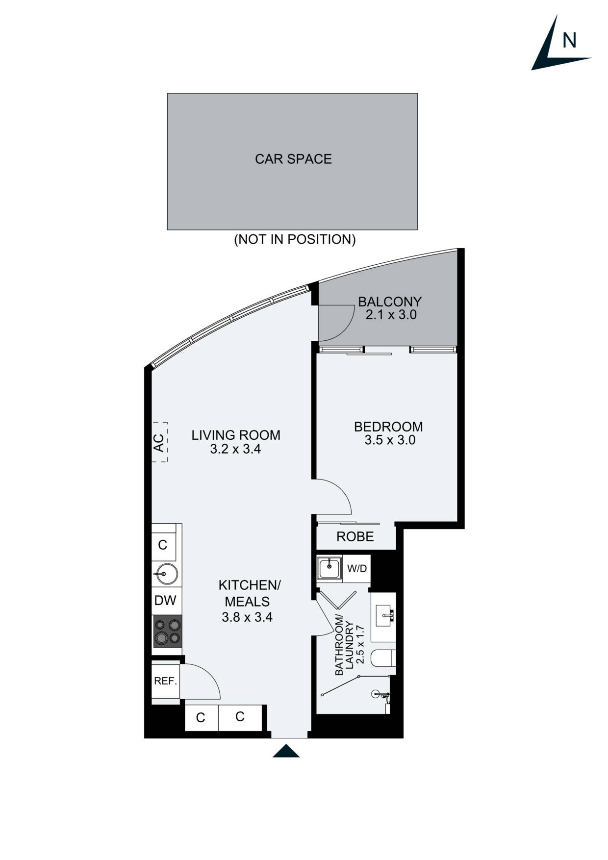 1703/231 Harbour Esplanade, Docklands, VIC 3008 - Thumbnail 1 - 14/10/2021