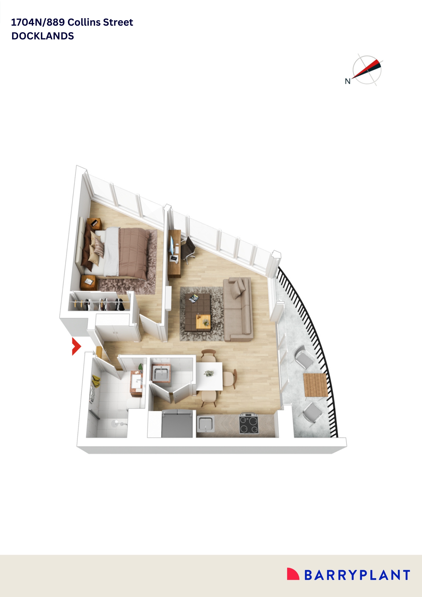 1704N/889 Collins Street, Docklands, VIC 3008 - Thumbnail 1 - 07/01/2025