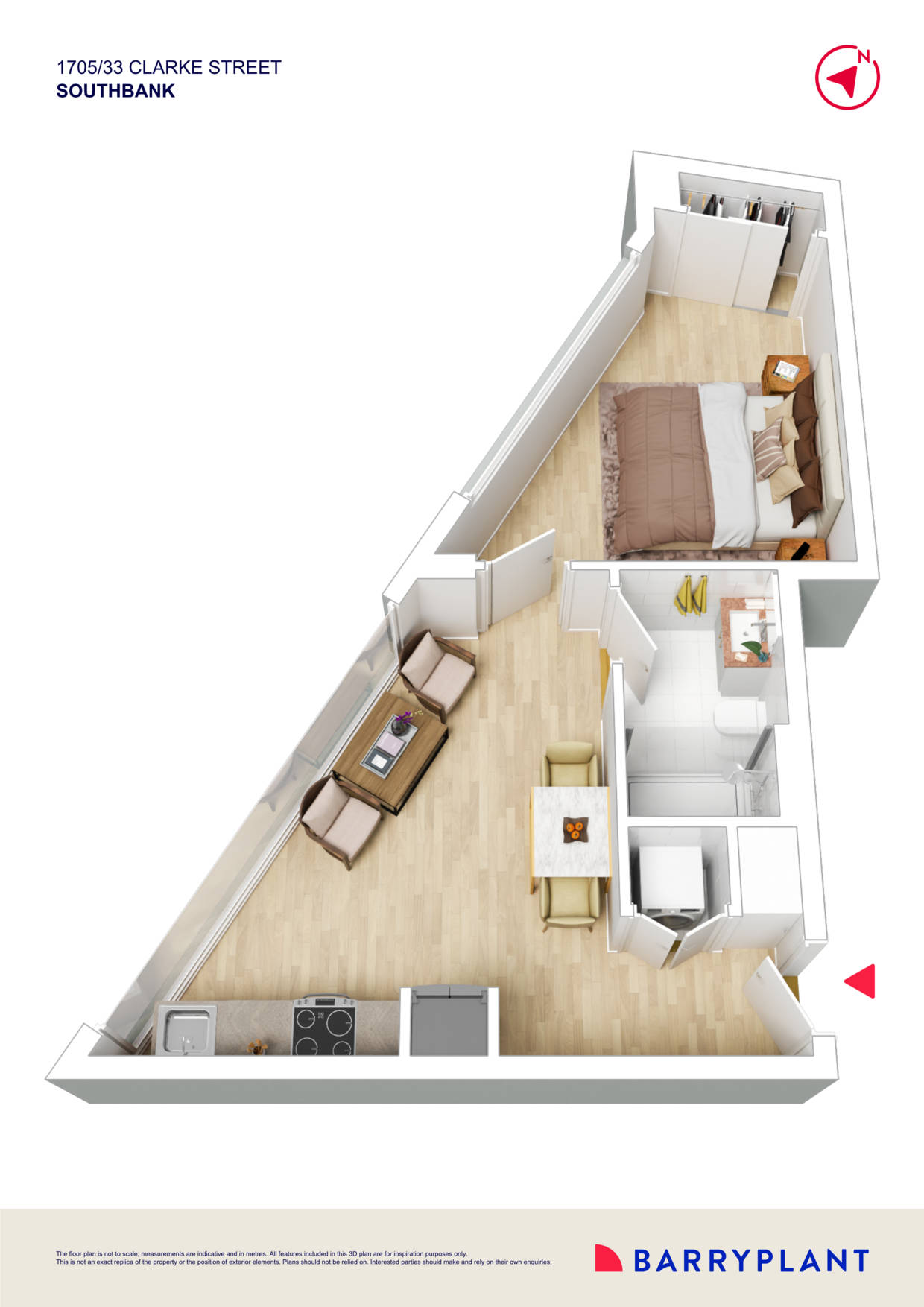 1705/33 Clarke Street, Southbank, VIC 3006 - Thumbnail 1 - 04/08/2025