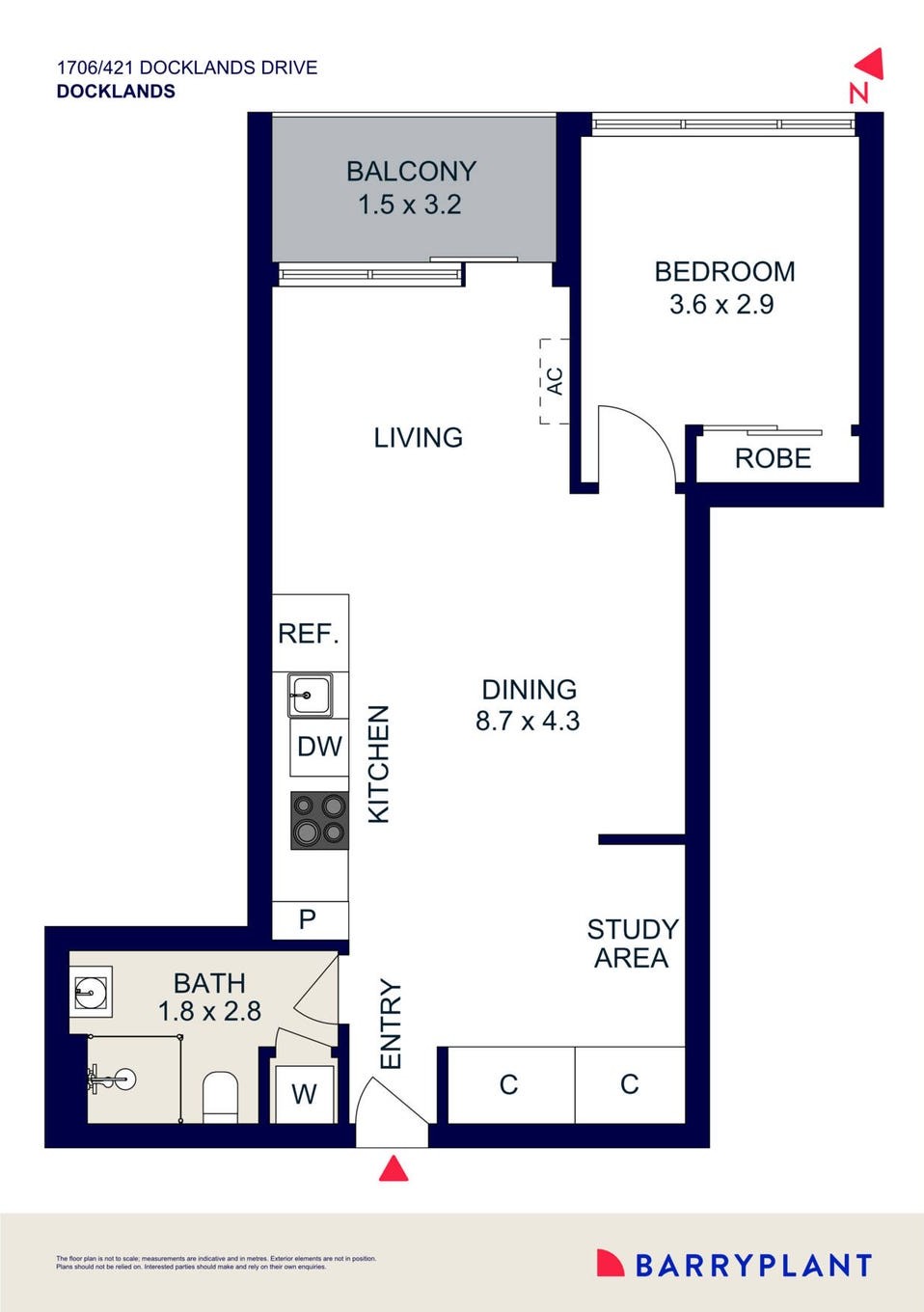 1706/421 Docklands Drive, Docklands, VIC 3008 - Thumbnail 1 - 21/09/2026